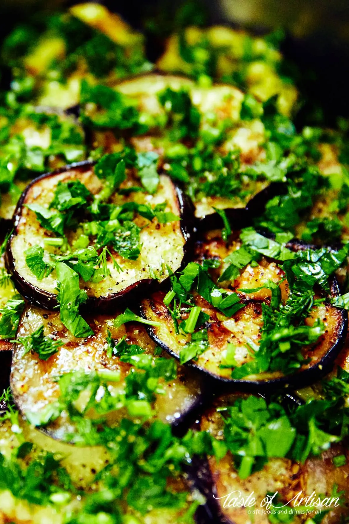 Marinated Eggplant and Zucchini