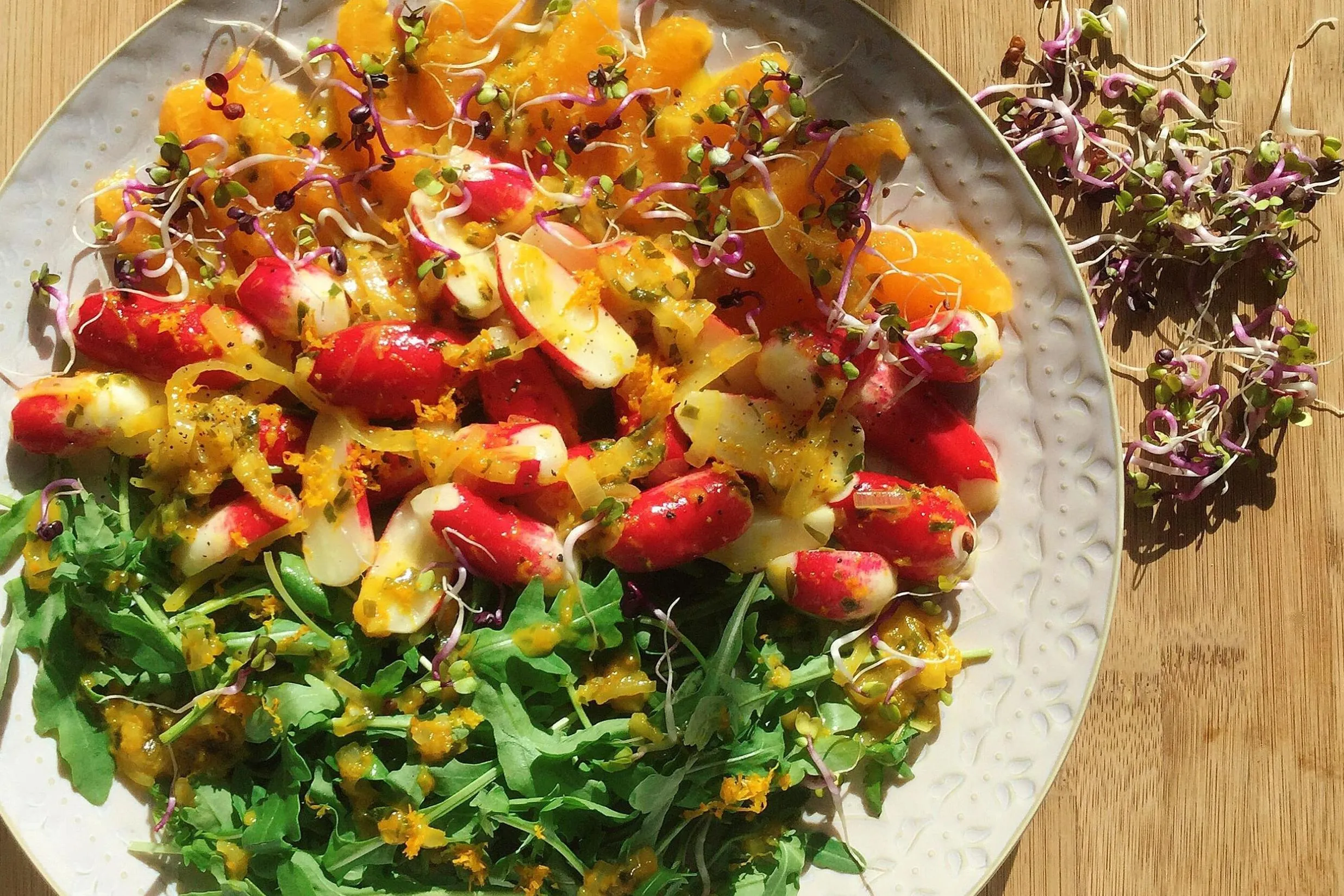 Market Salad with Orange Tarragon Dressing