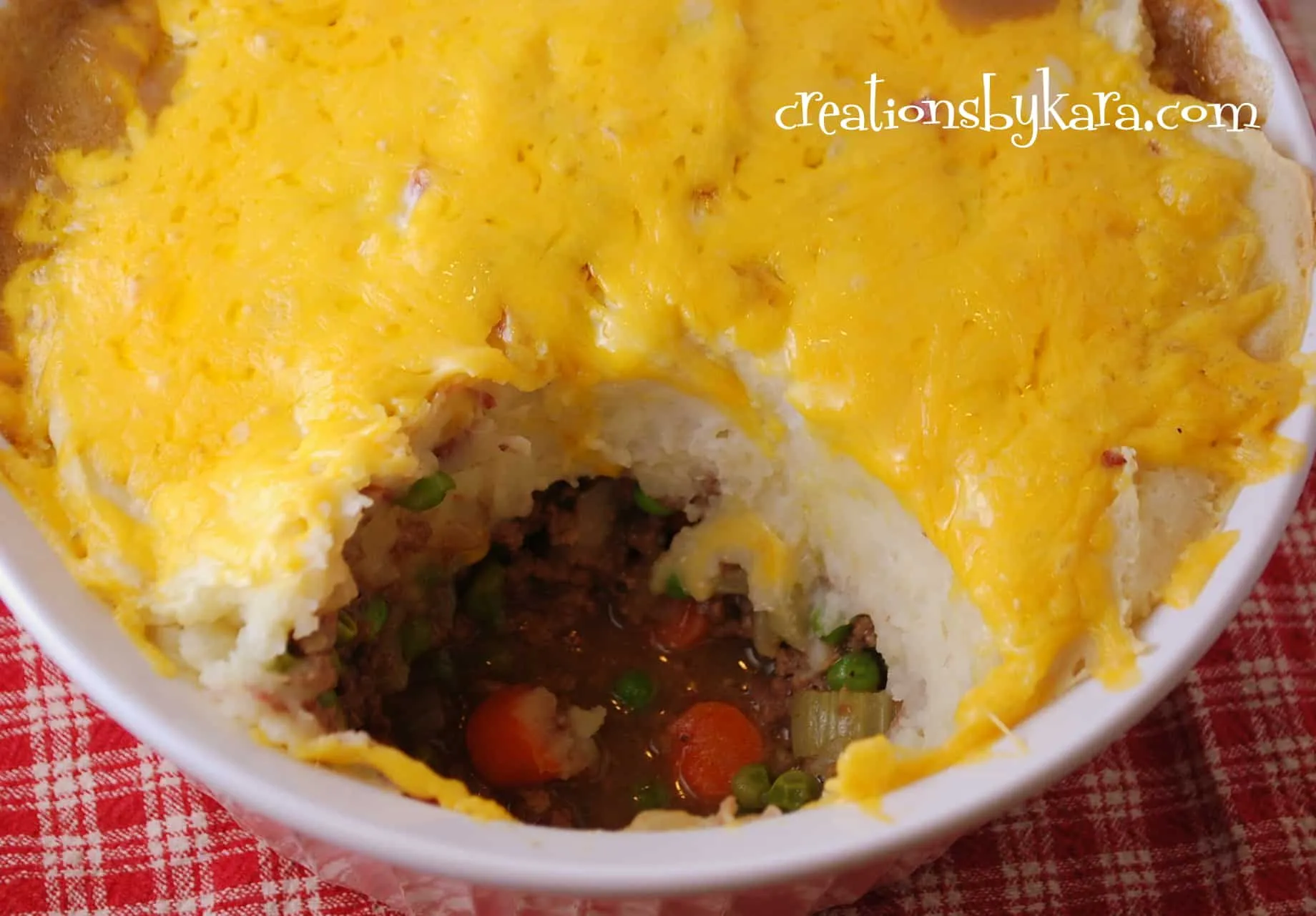 Mashed Potato Beef Casserole