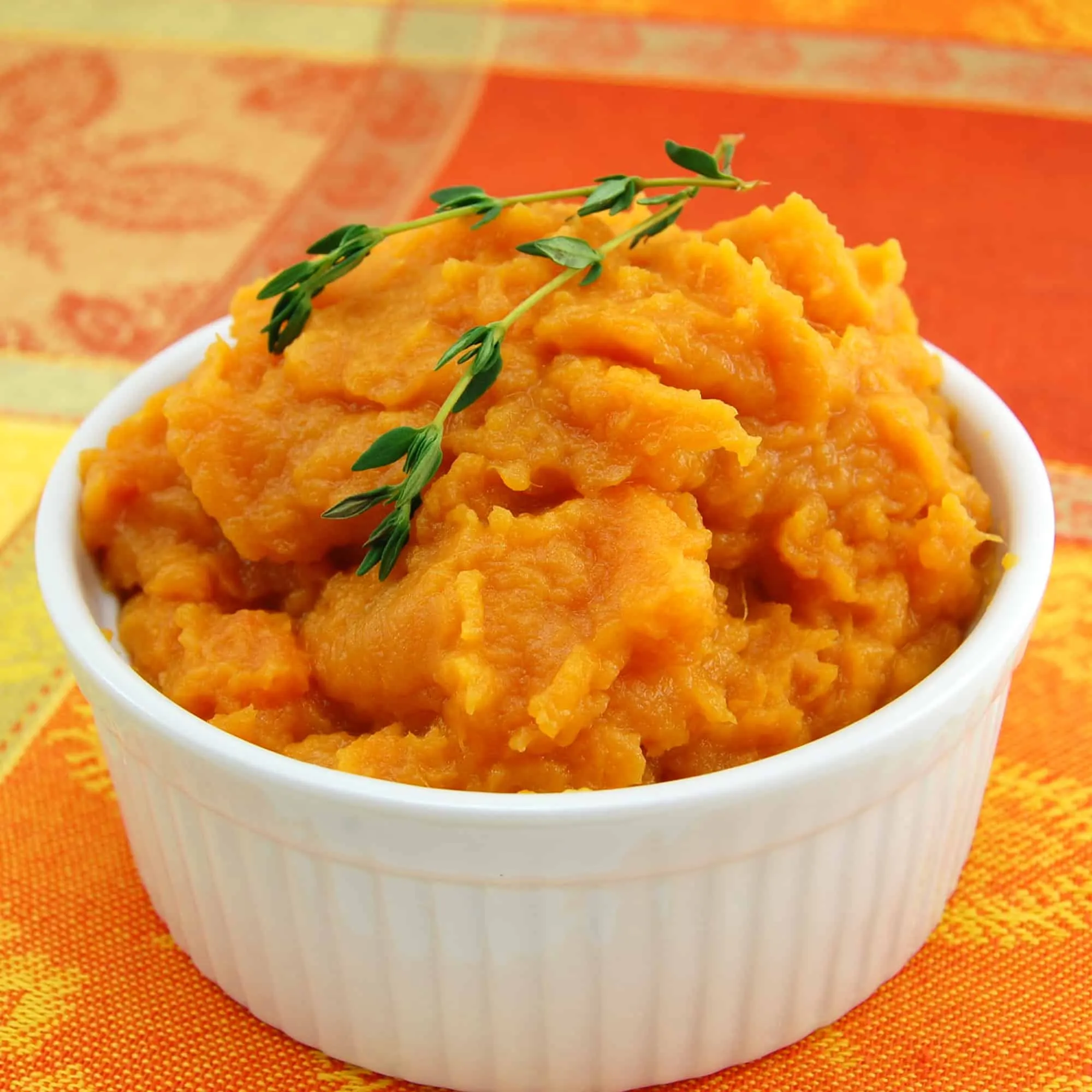 Mashed Sweet Potatoes with Habanero or Jalapeno Infused Maple Syrup