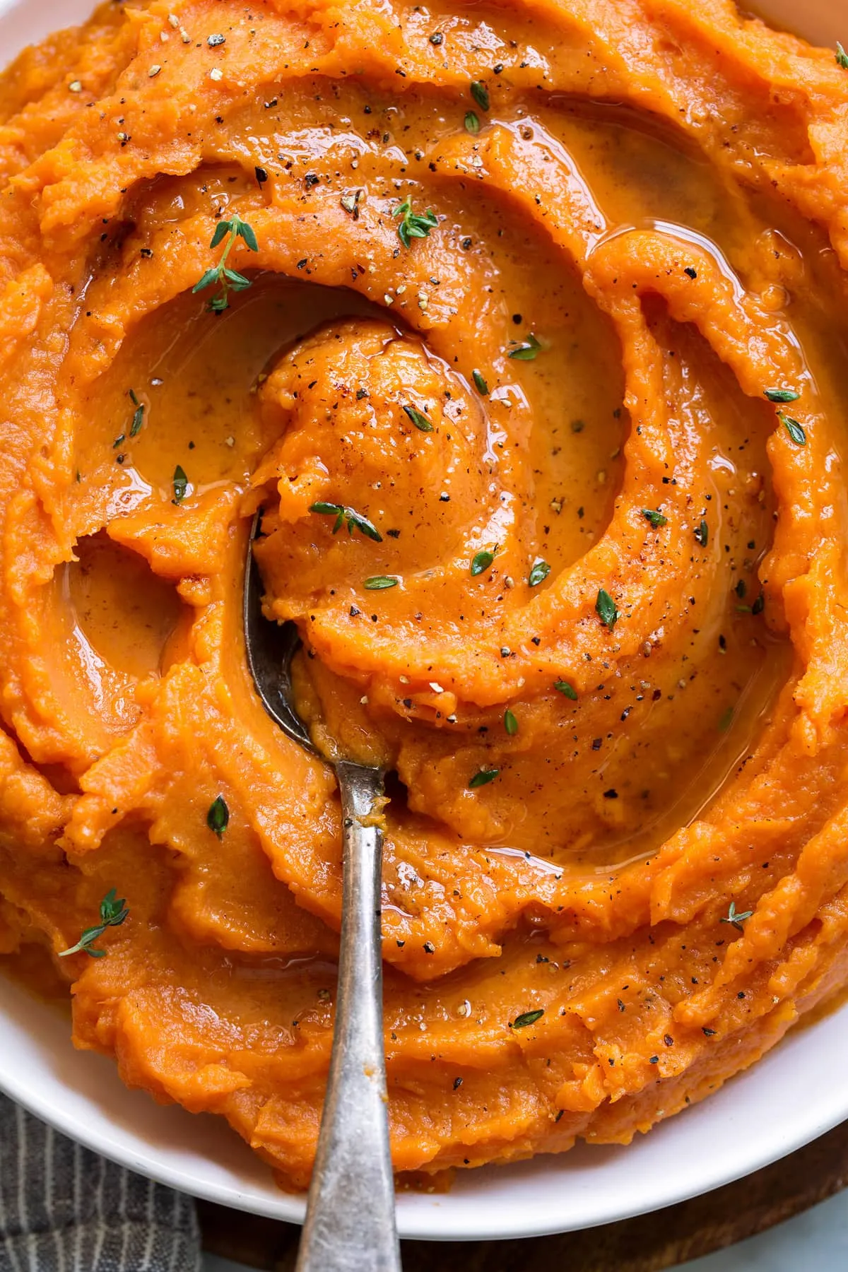 Mashed Sweet Potatoes with Marsala