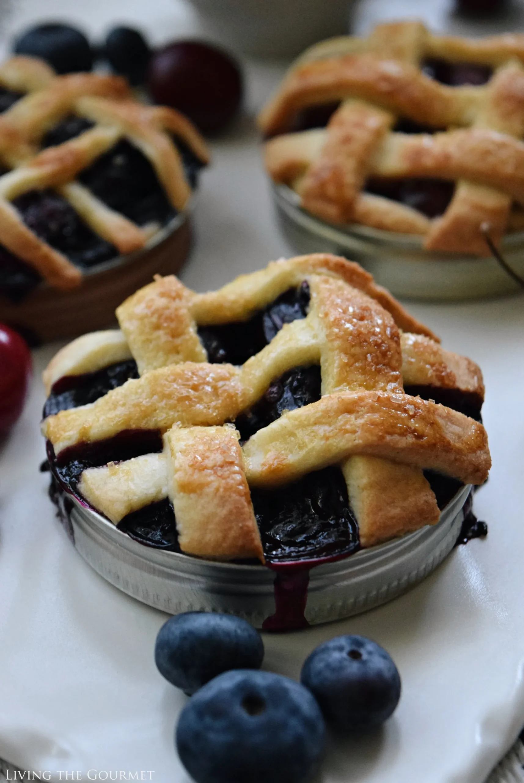 Mason Jar Lid Pies