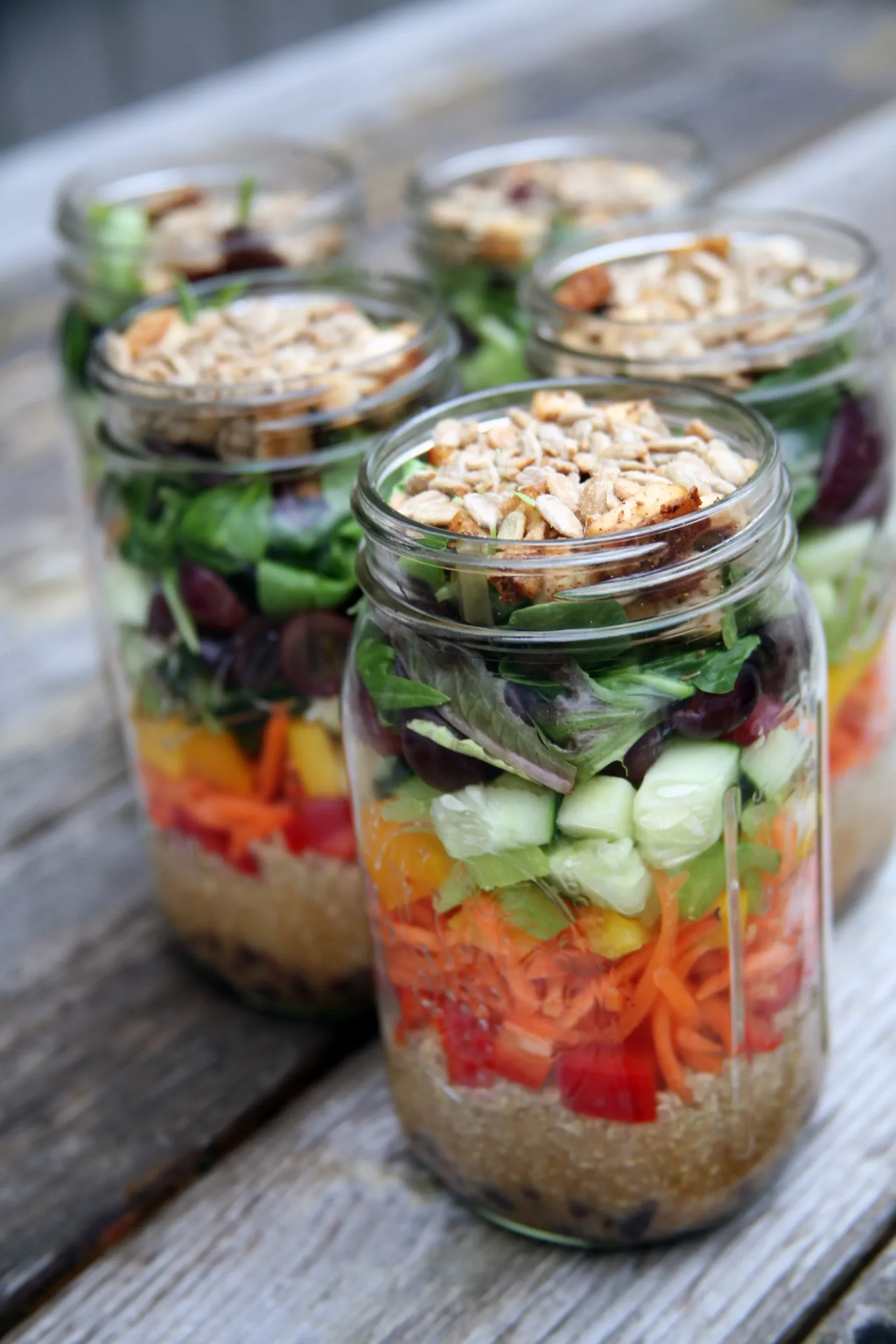 Mason Jar Salads Meal Prep Lunch