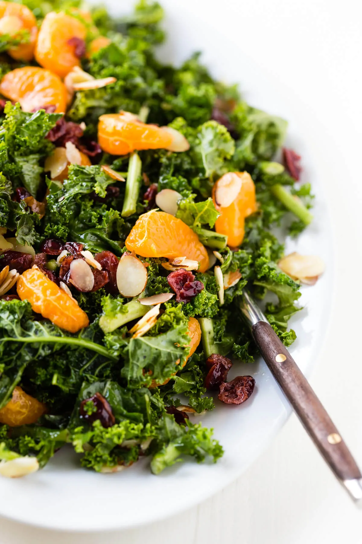 Massaged Kale Salad with Mandarin Vinaigrette