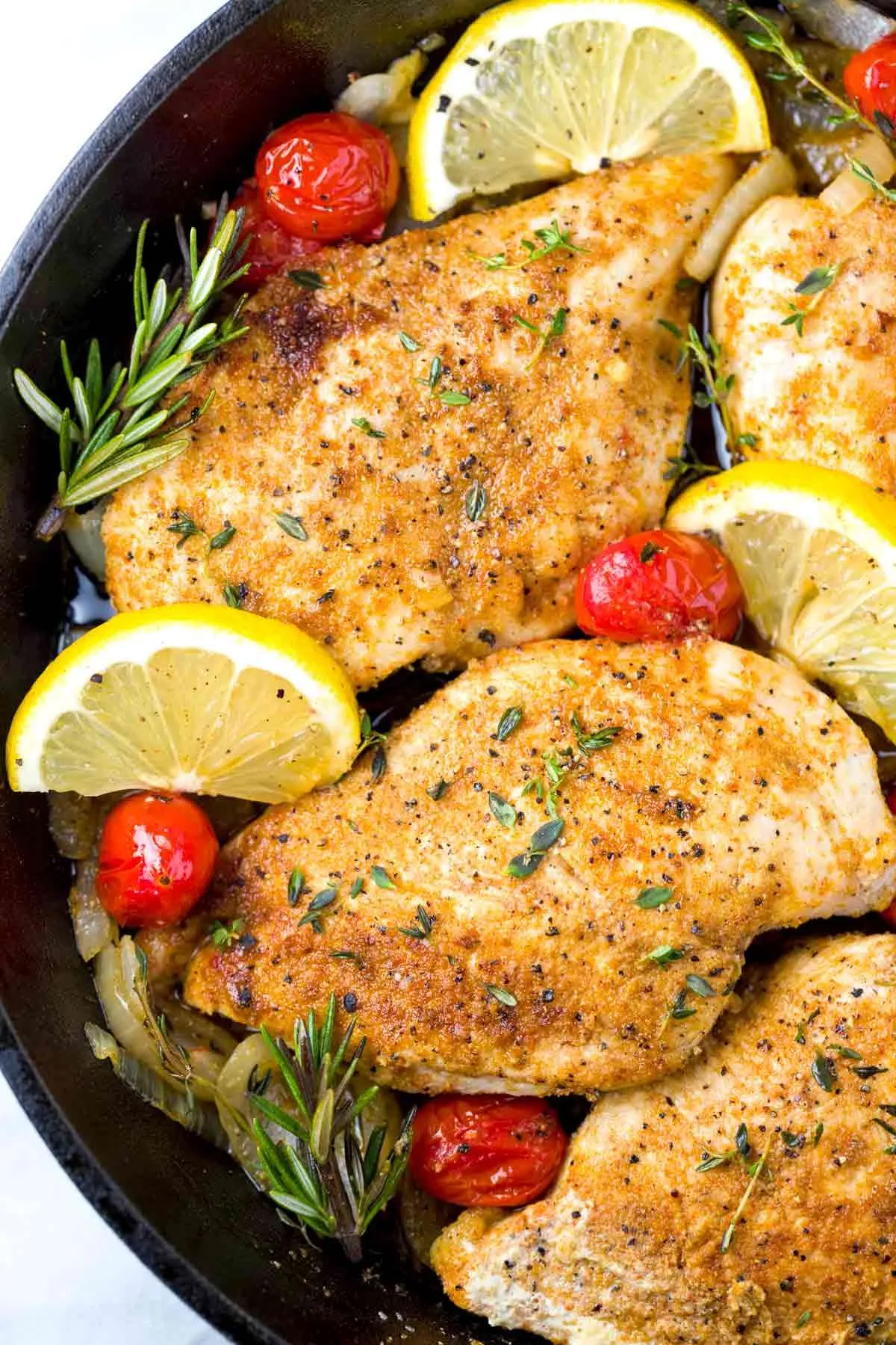 Mediterranean Shrimp Chicken with Lemon