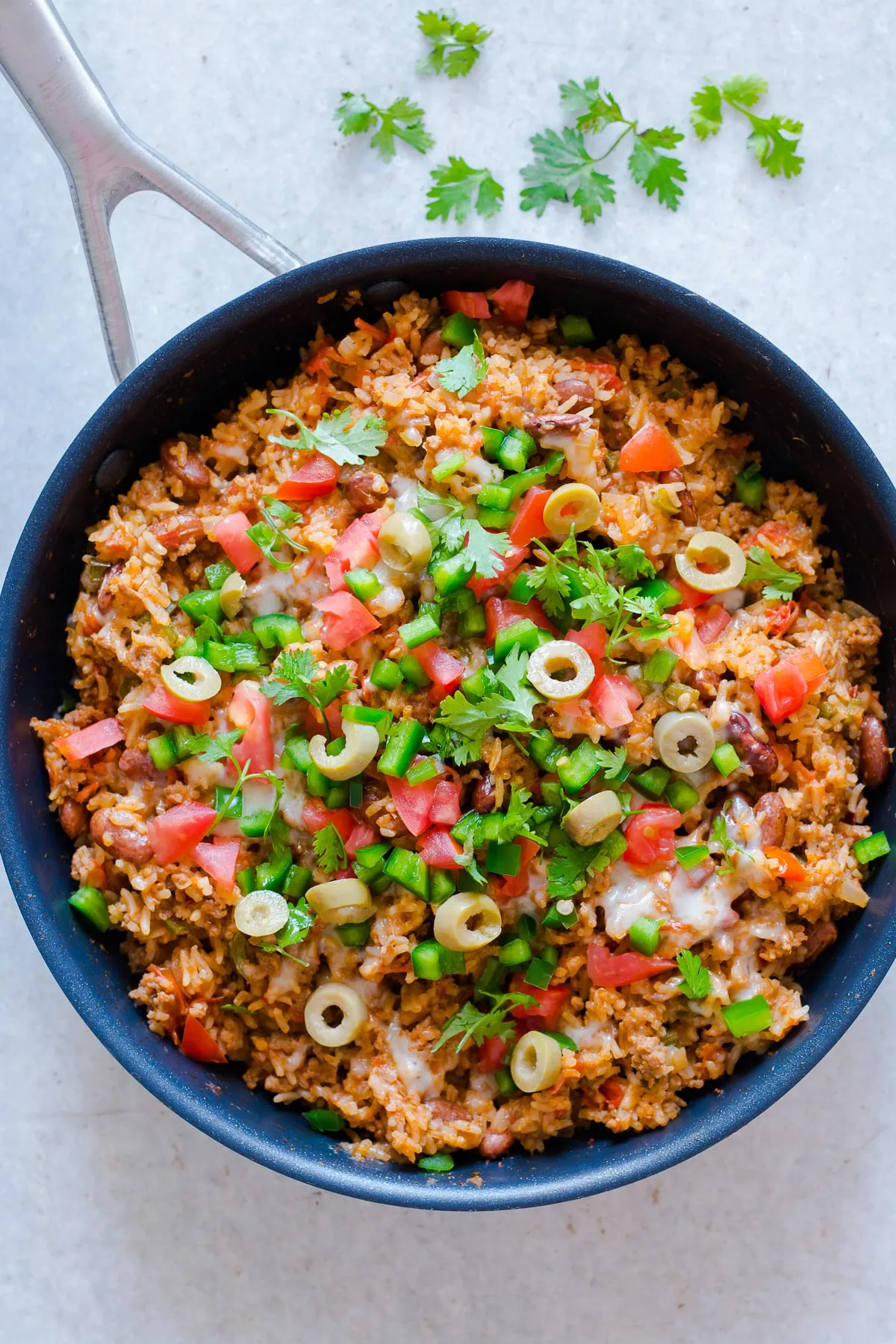 Mexican Beef and Bean Skillet Rice
