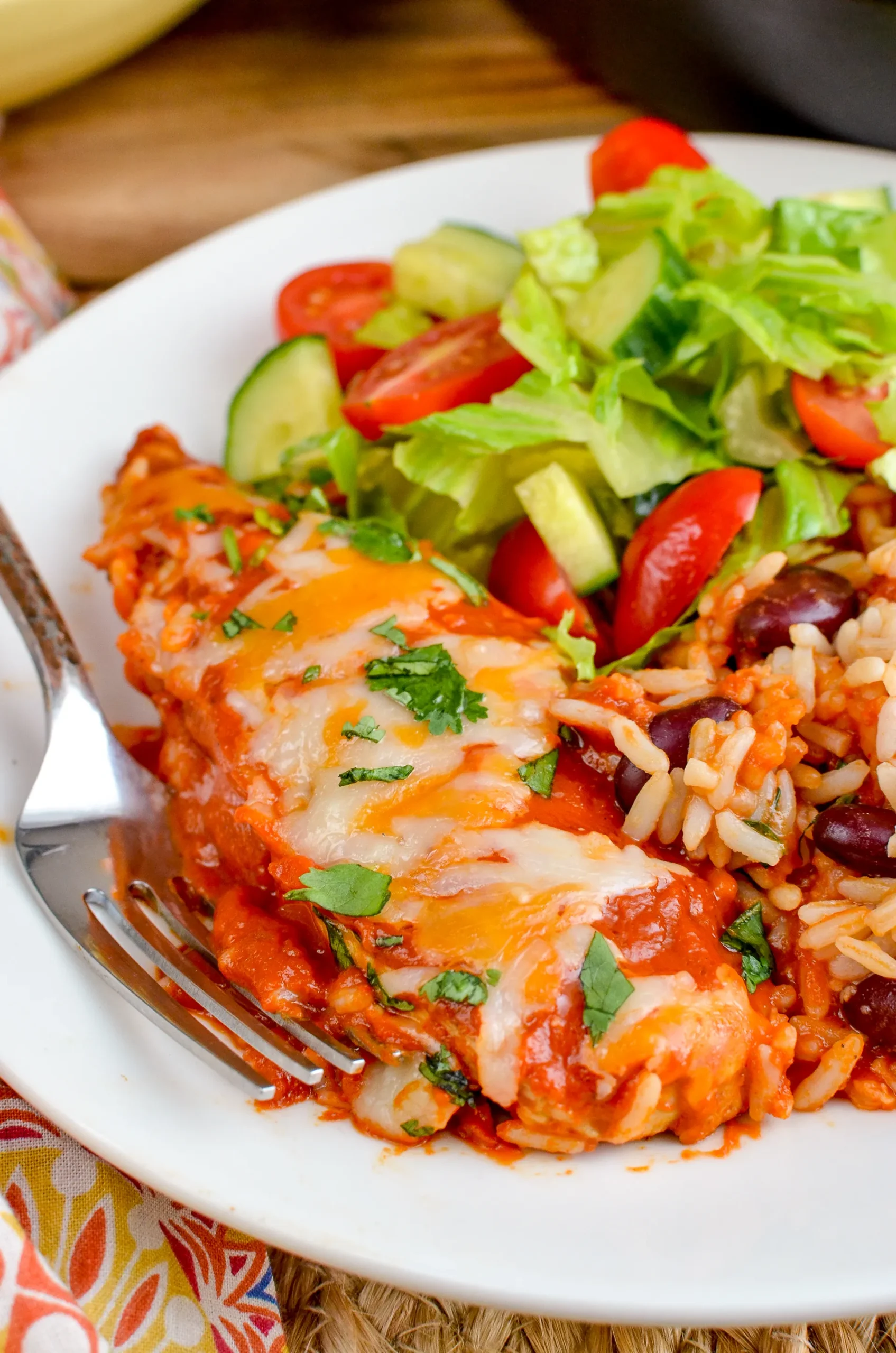 Mexican Chicken Vegetable Bake Gluten Free