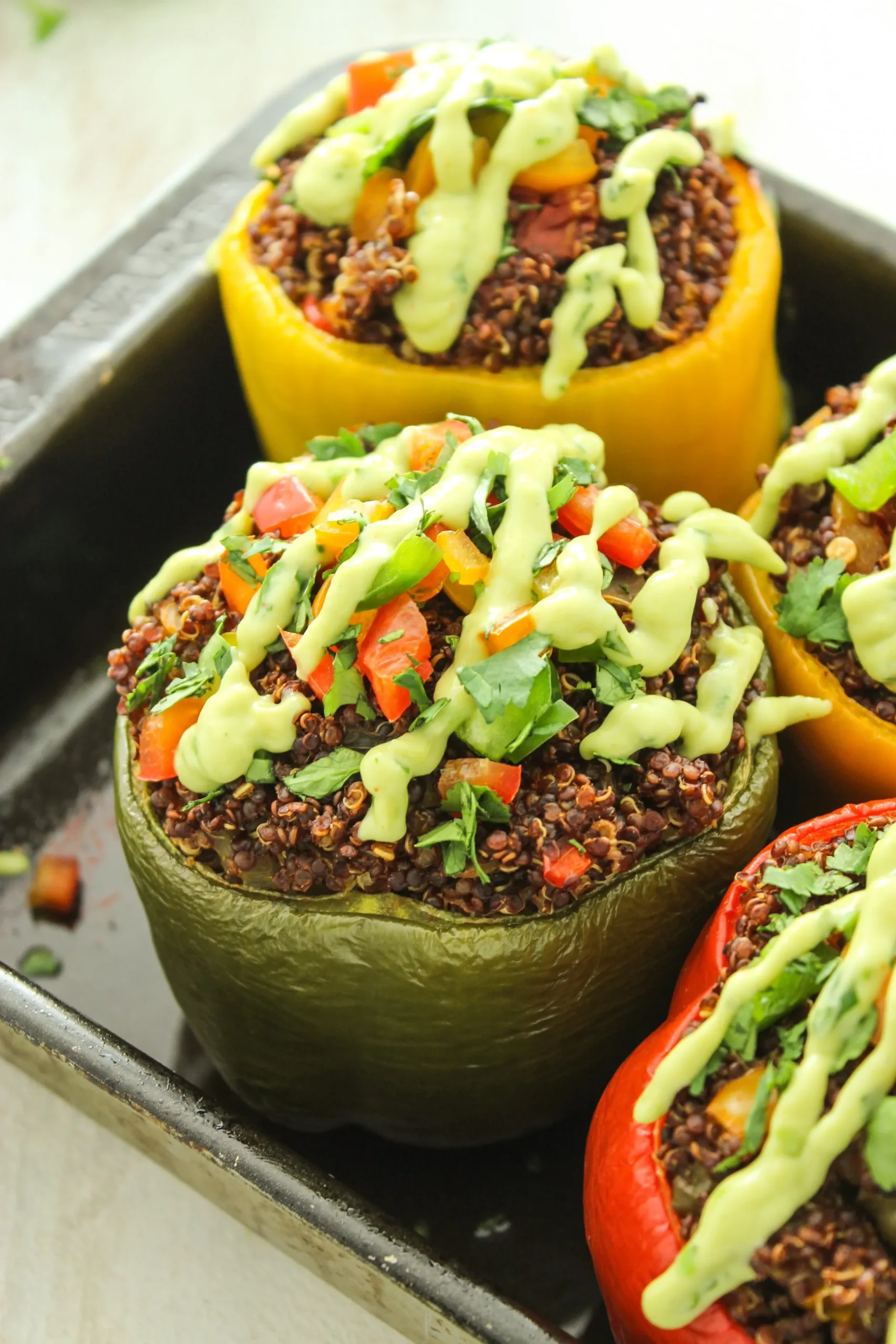 Mexican Quinoa Stuffed Peppers