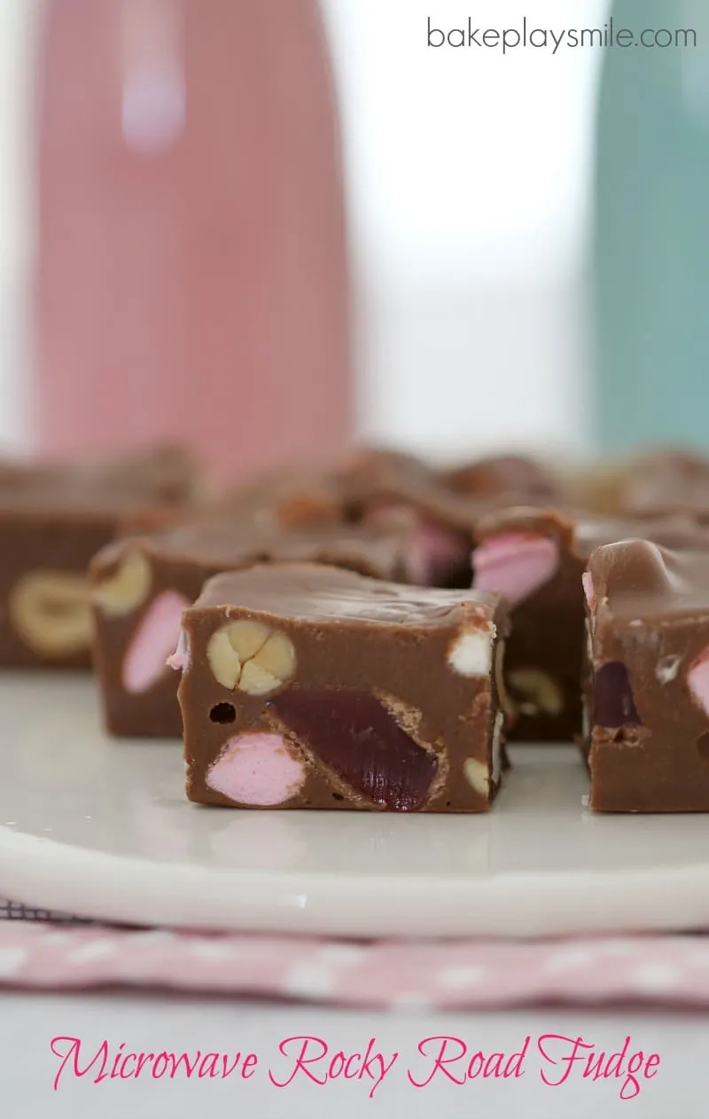 Microwave Rocky Road Fudge