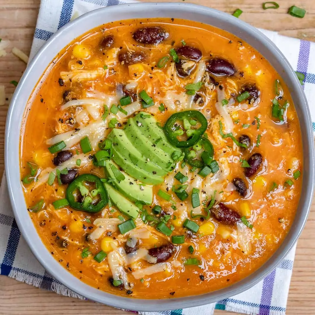 Mild Chicken Enchilada Tortellini Soup