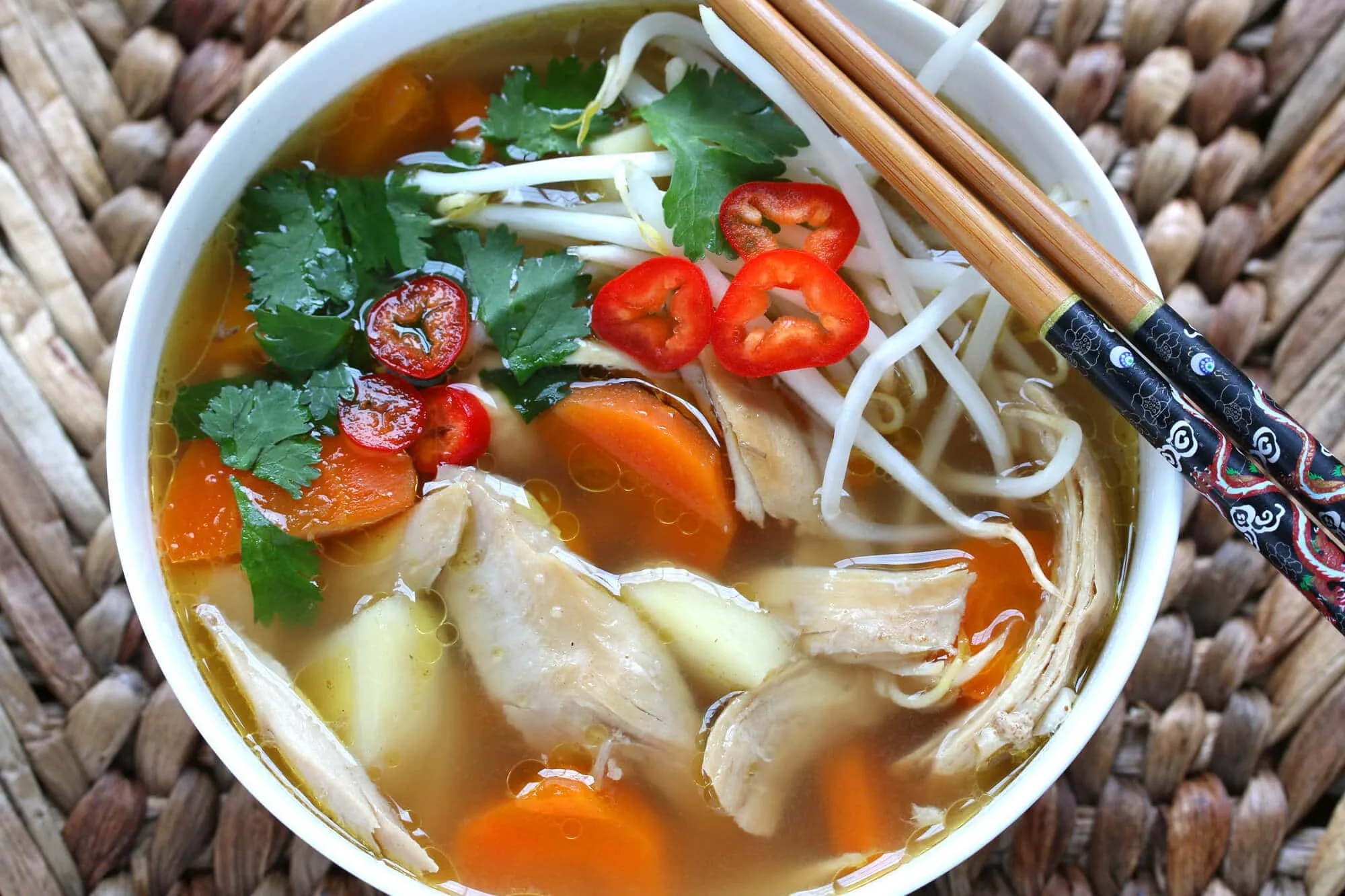 Mildly Spiced Indonesian Chicken Soup