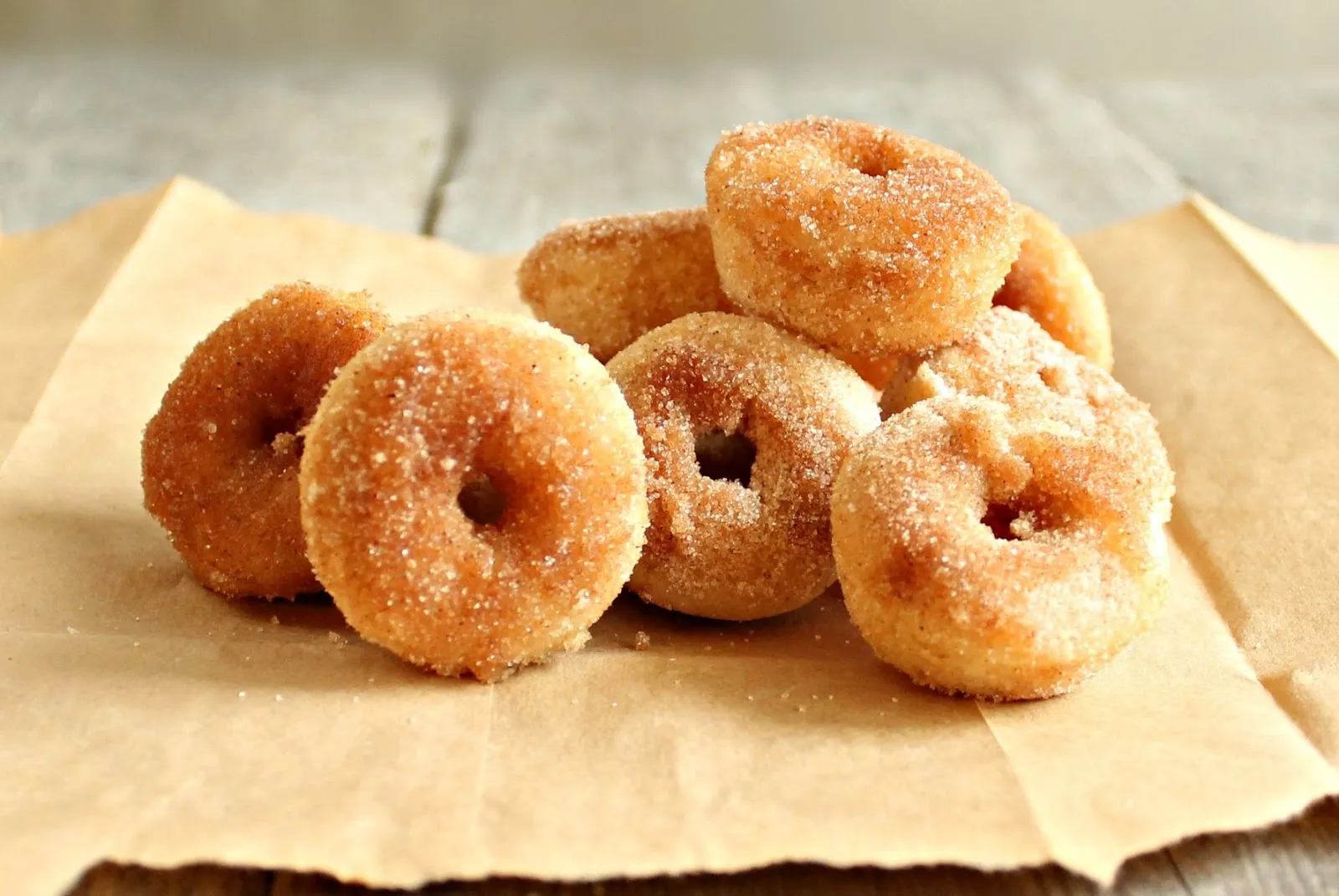 Mini Cinnamon Sugar Doughnuts