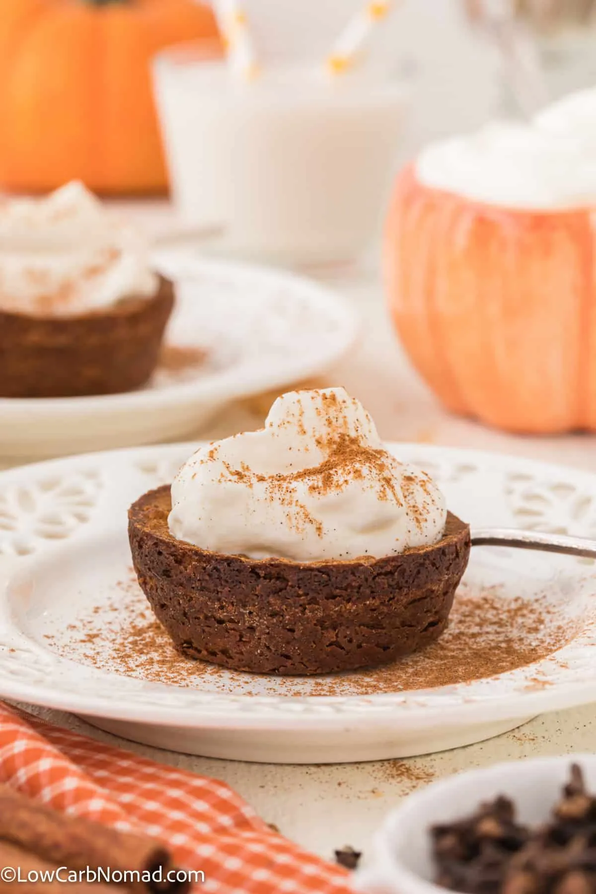 Mini Crustless Pumpkin Pie