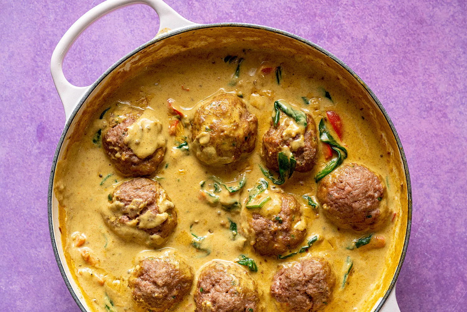 Mini Mince Koftas in a Spicy Sauce
