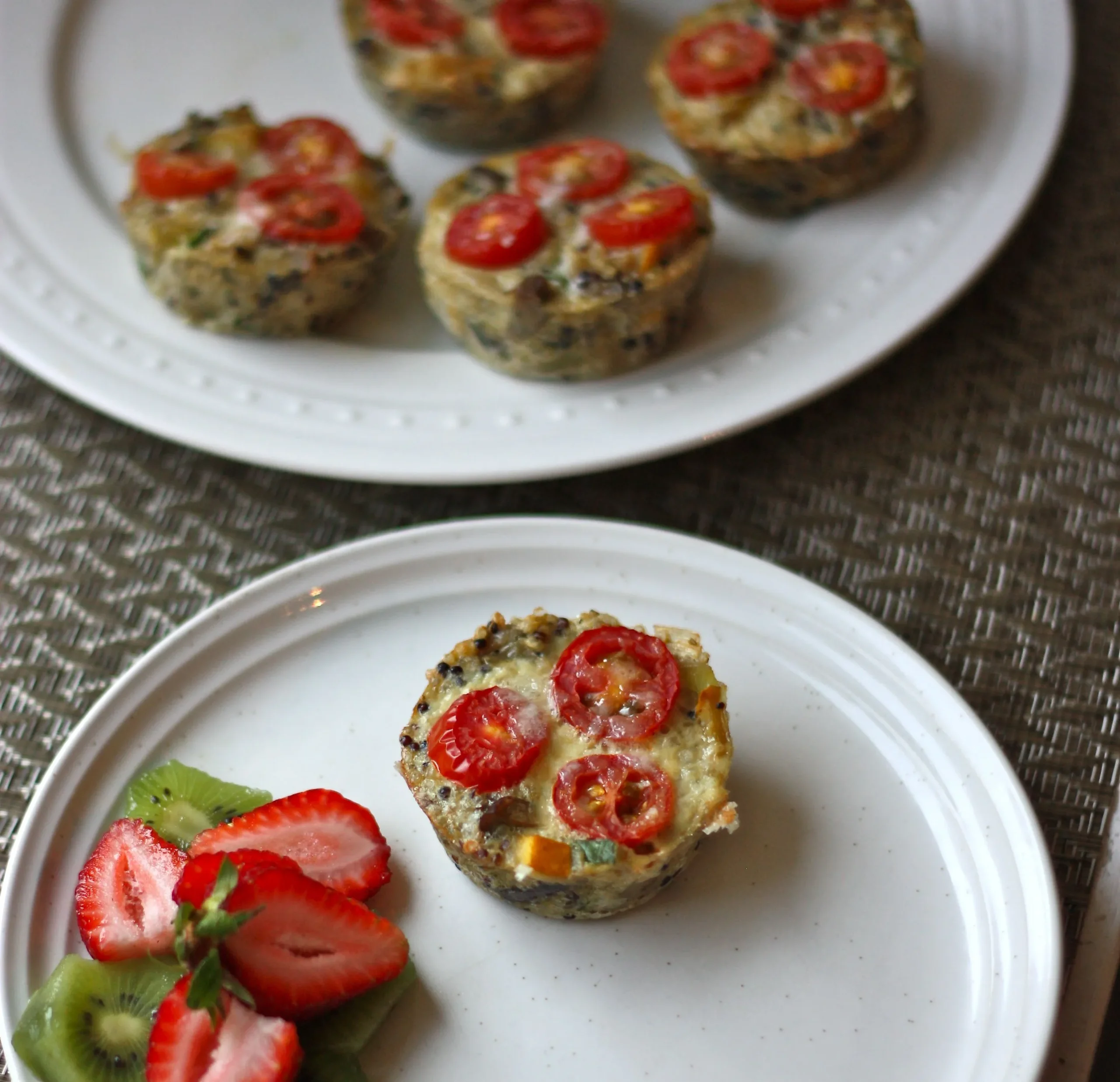Mini Vegan Quinoa Frittatas