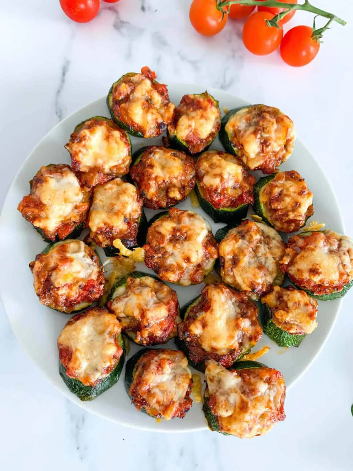 Mini Zucchini Pizza Crust