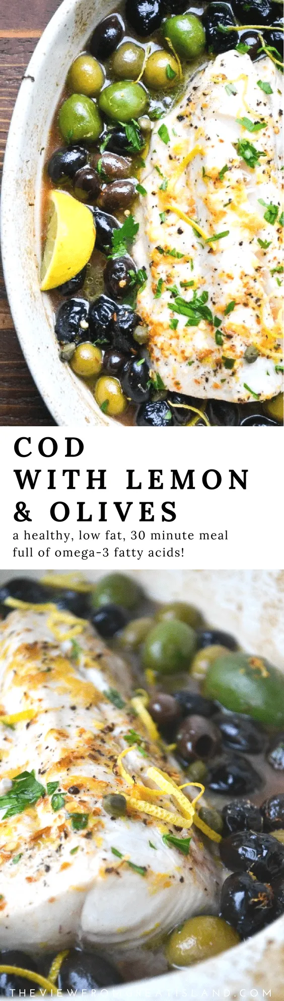 Minimal Monday Cod Lemon Olives