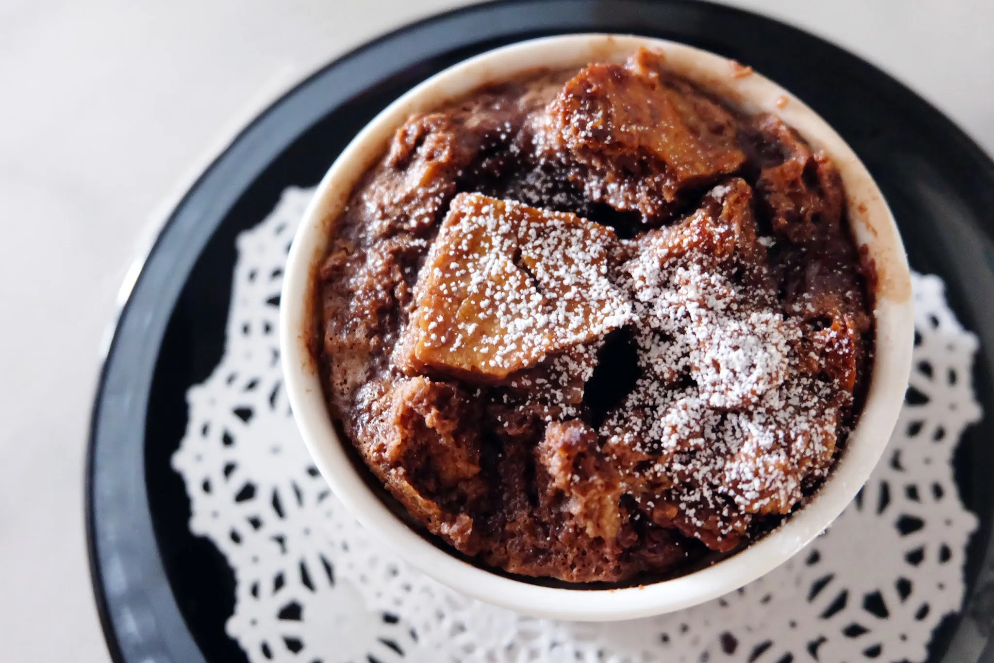 Mint Chocolate Bread Pudding