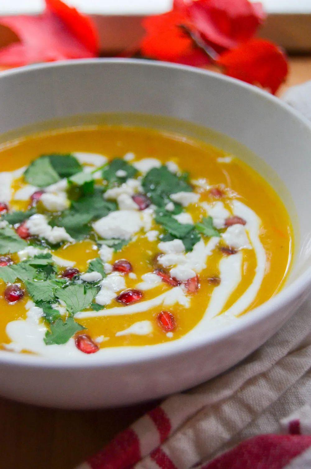 Moroccan Spiced Butternut Squash Soup