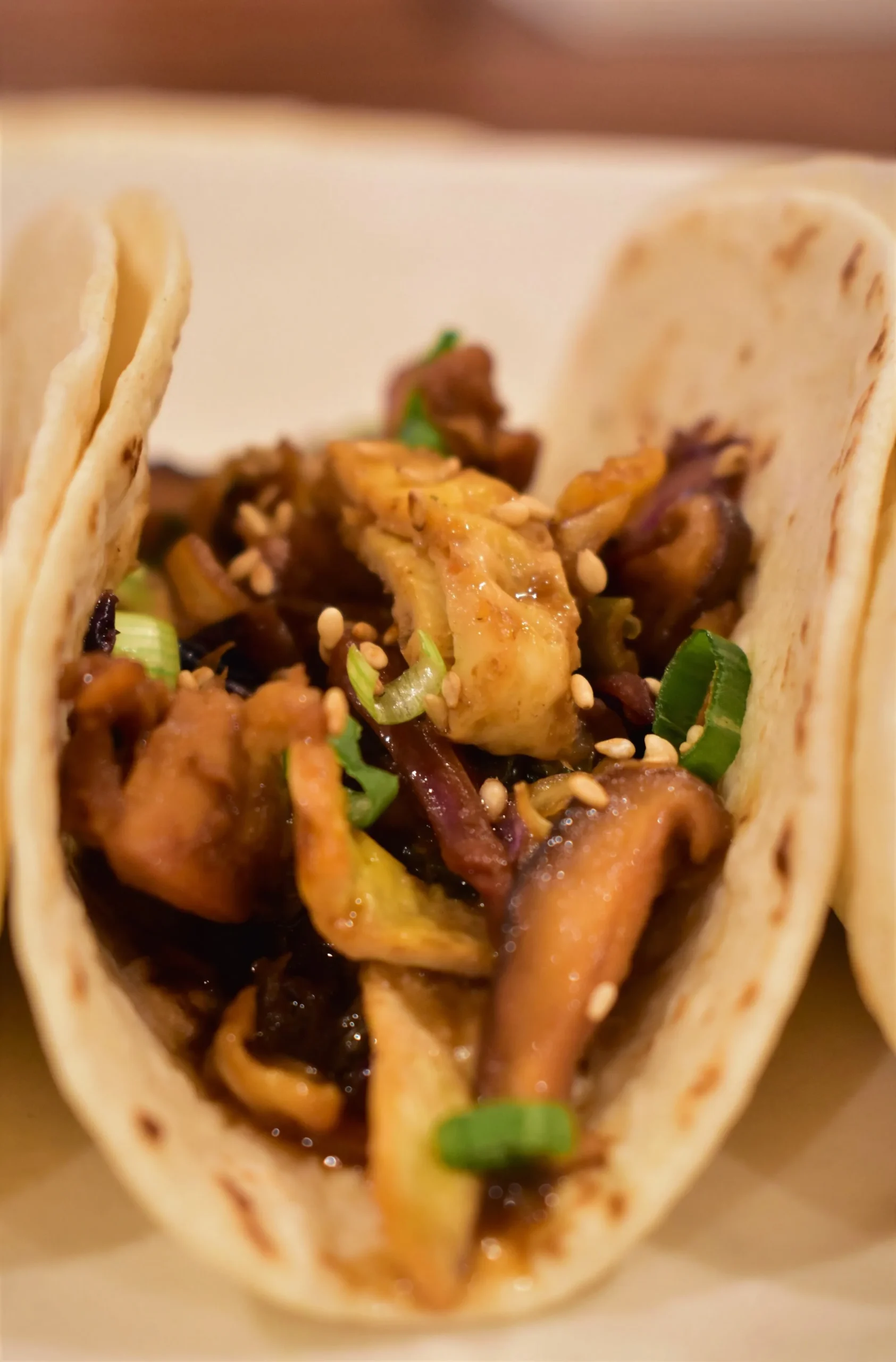 Mu Shu Chicken Wraps