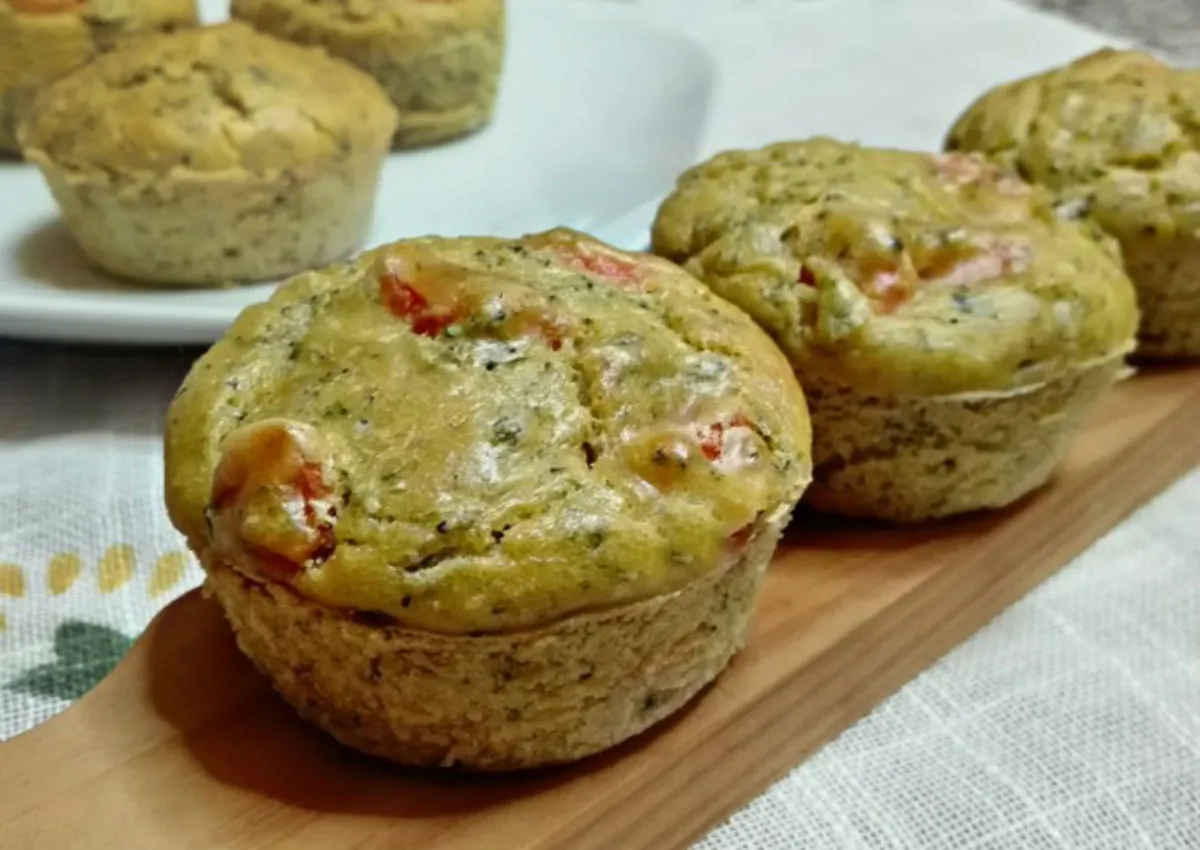 Muffins Salati con Farina di Ceci