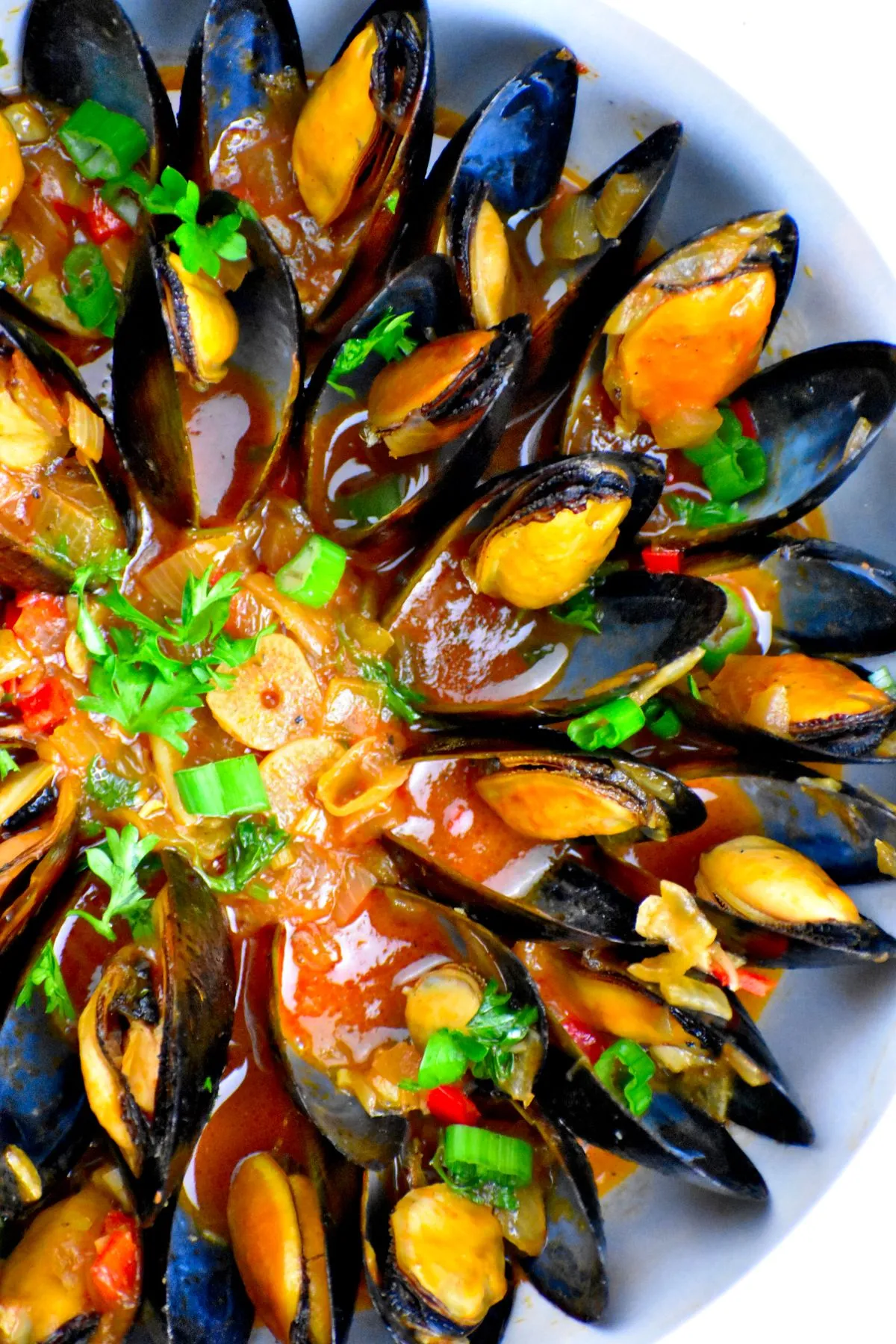 Mussels a la Portuguese