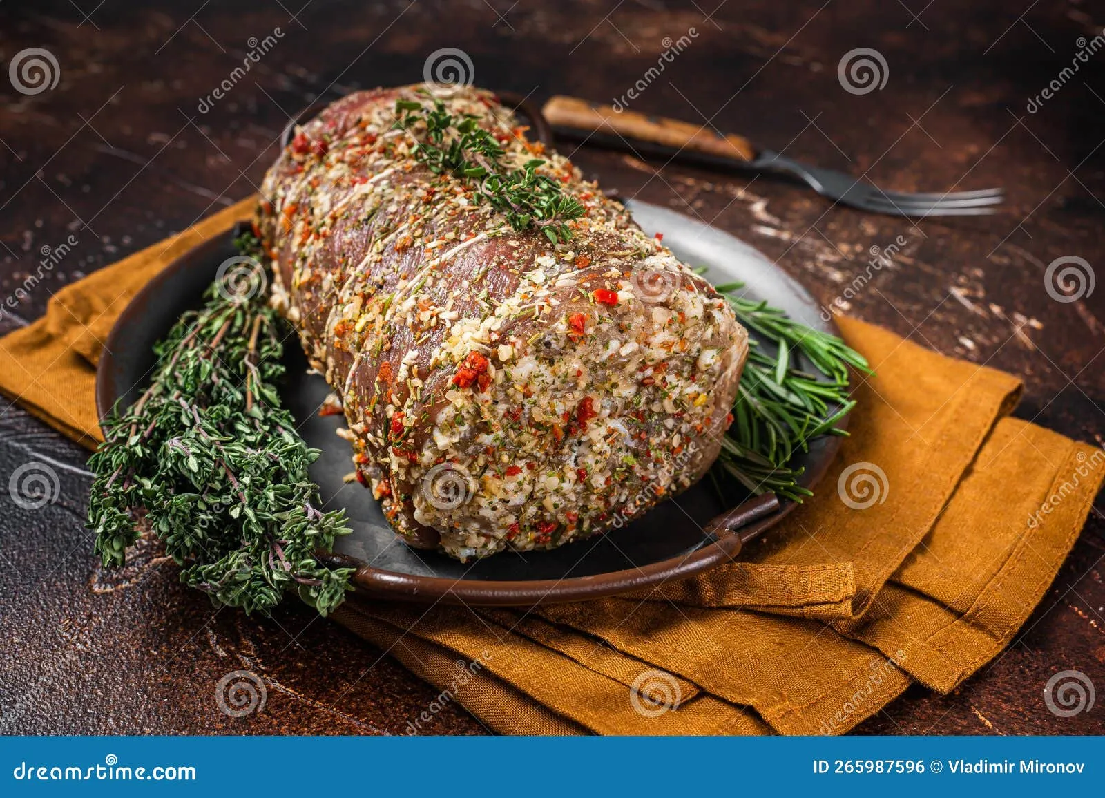 Mustard Thyme Pork Roulade