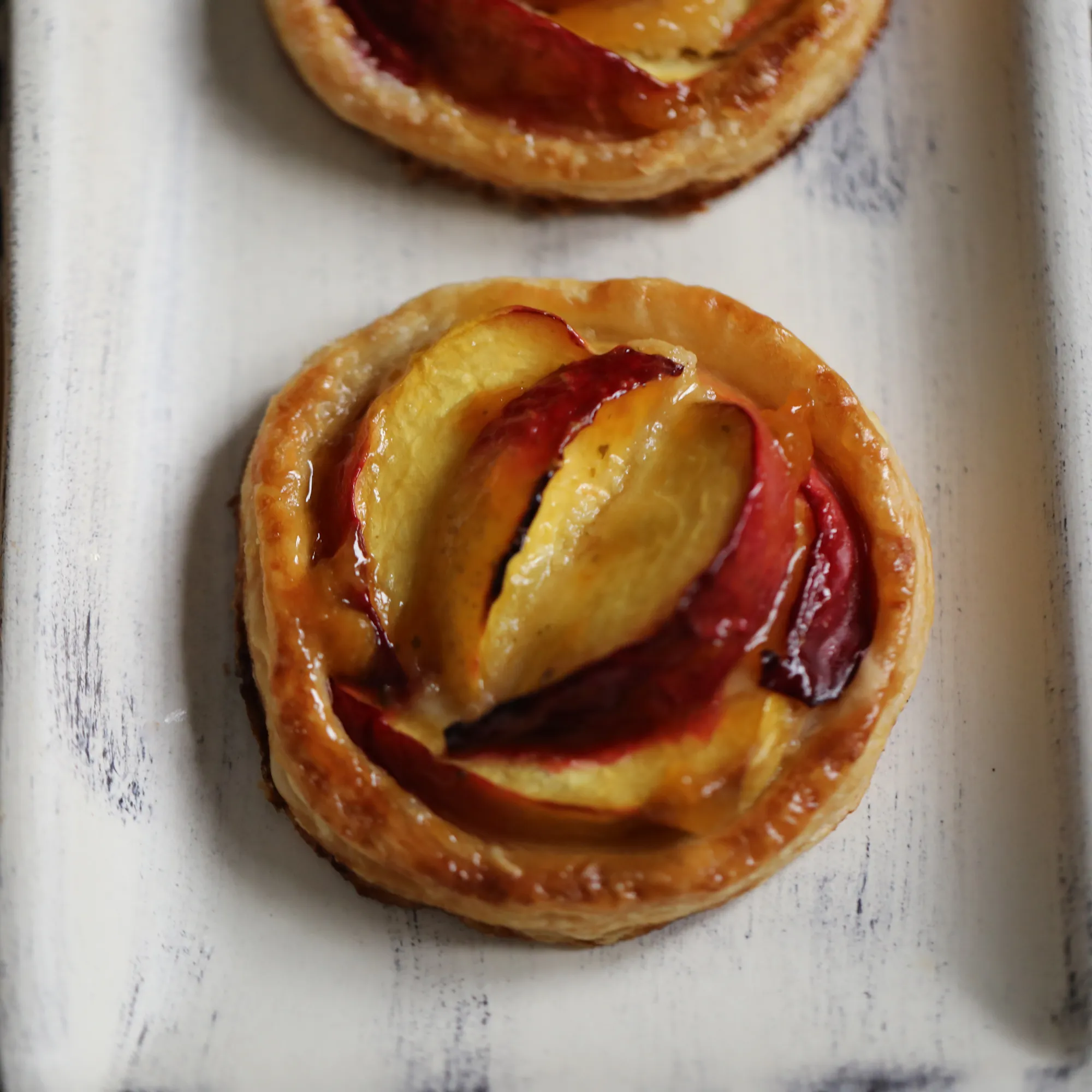 Nectarine Puff Pastry Tarts