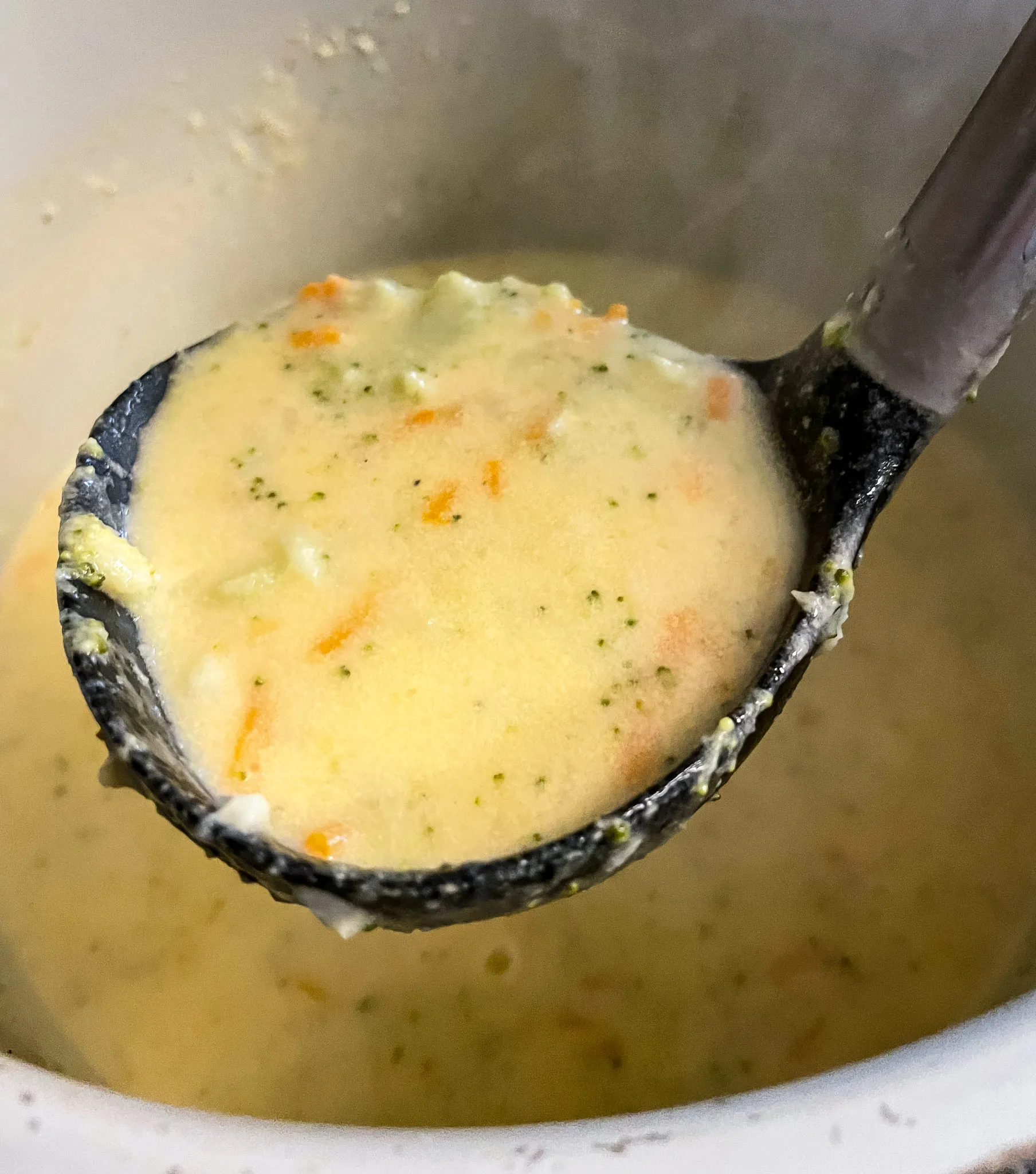 Ninja Foodi Broccoli Cheese Soup