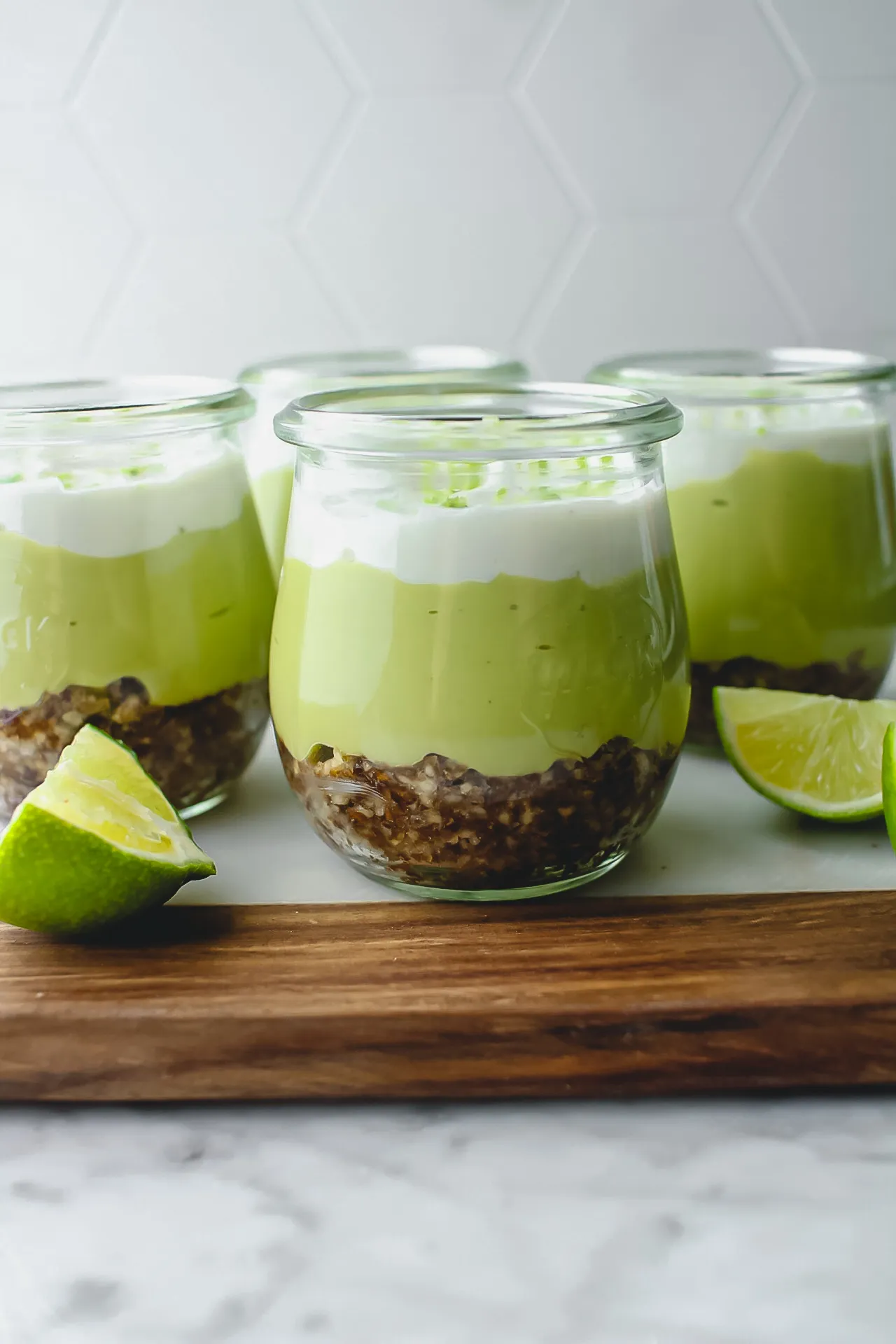 No Bake Avocado Lime Parfait