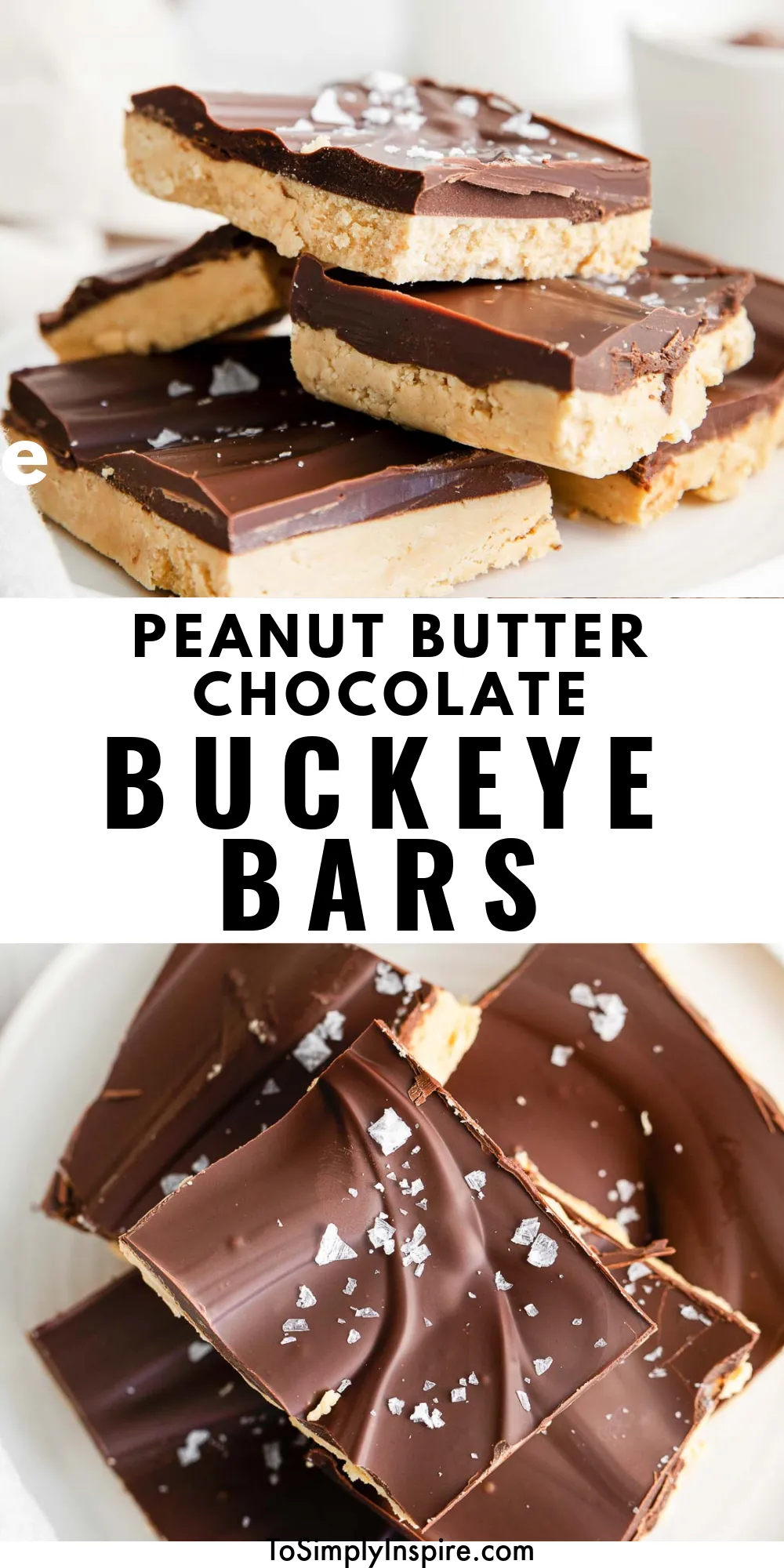 No Bake Buckeye Pretzel Bars