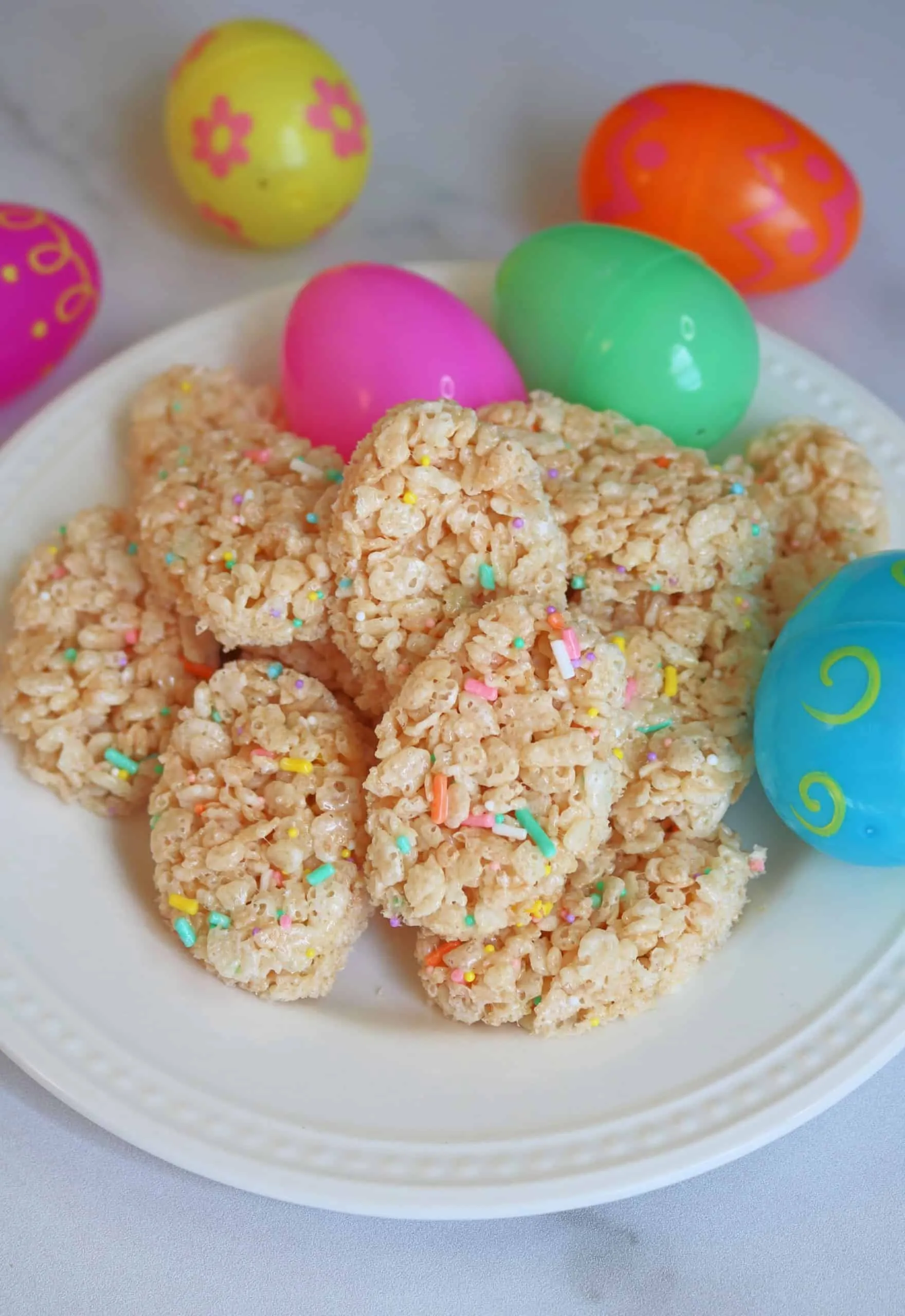 No Bake Easter Rice Krispie Treats