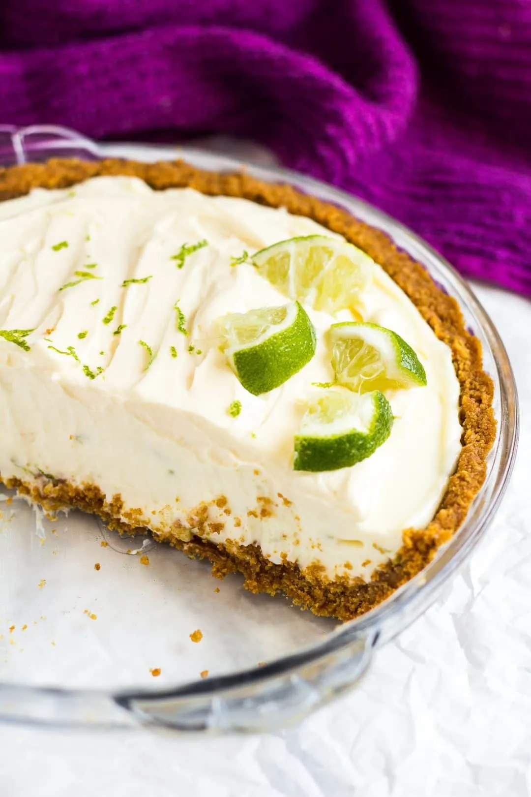 No Bake Key Lime Pie GF DF EF