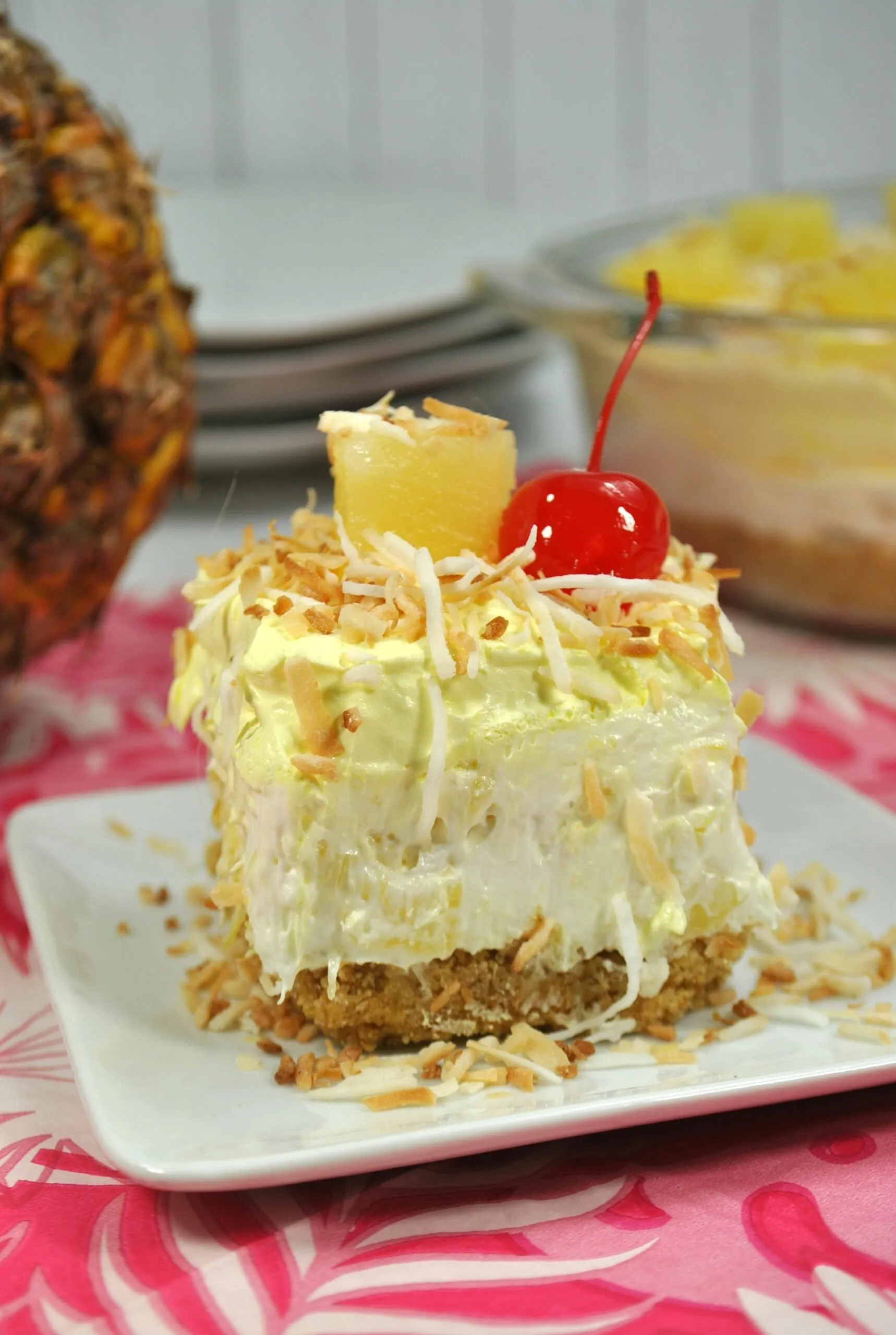 No Bake Pineapple Cake