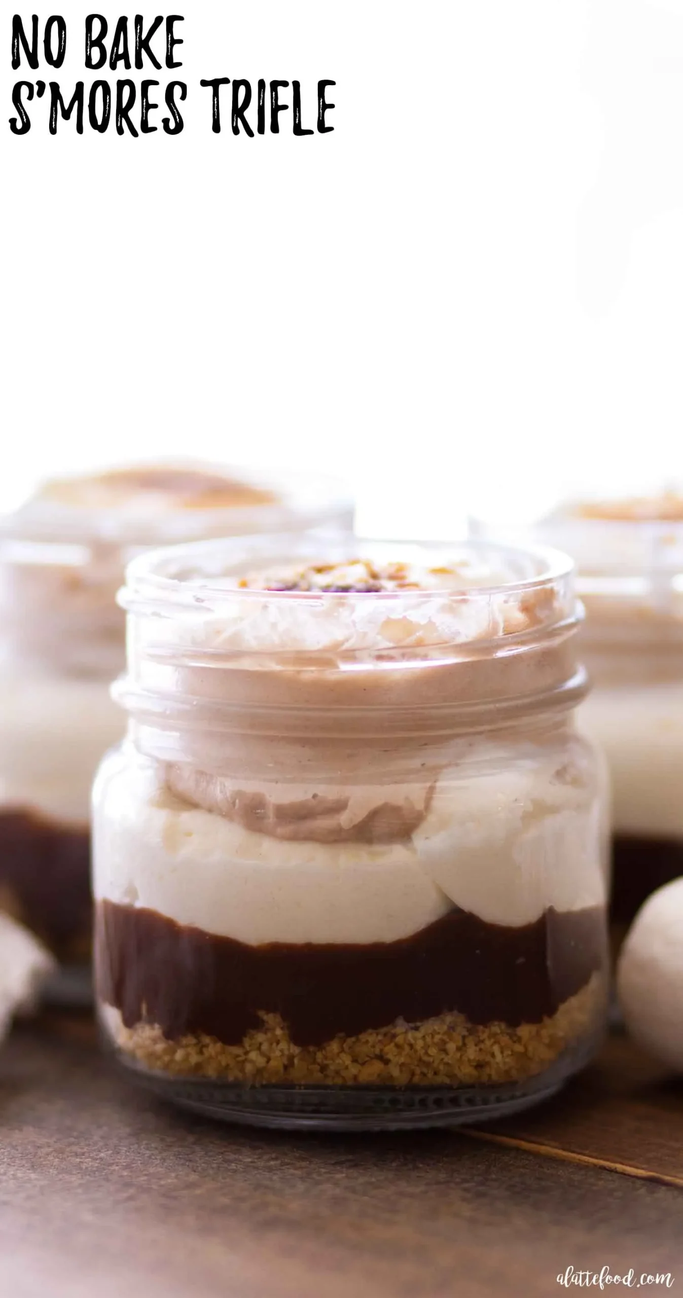 No Bake S'mores Trifles