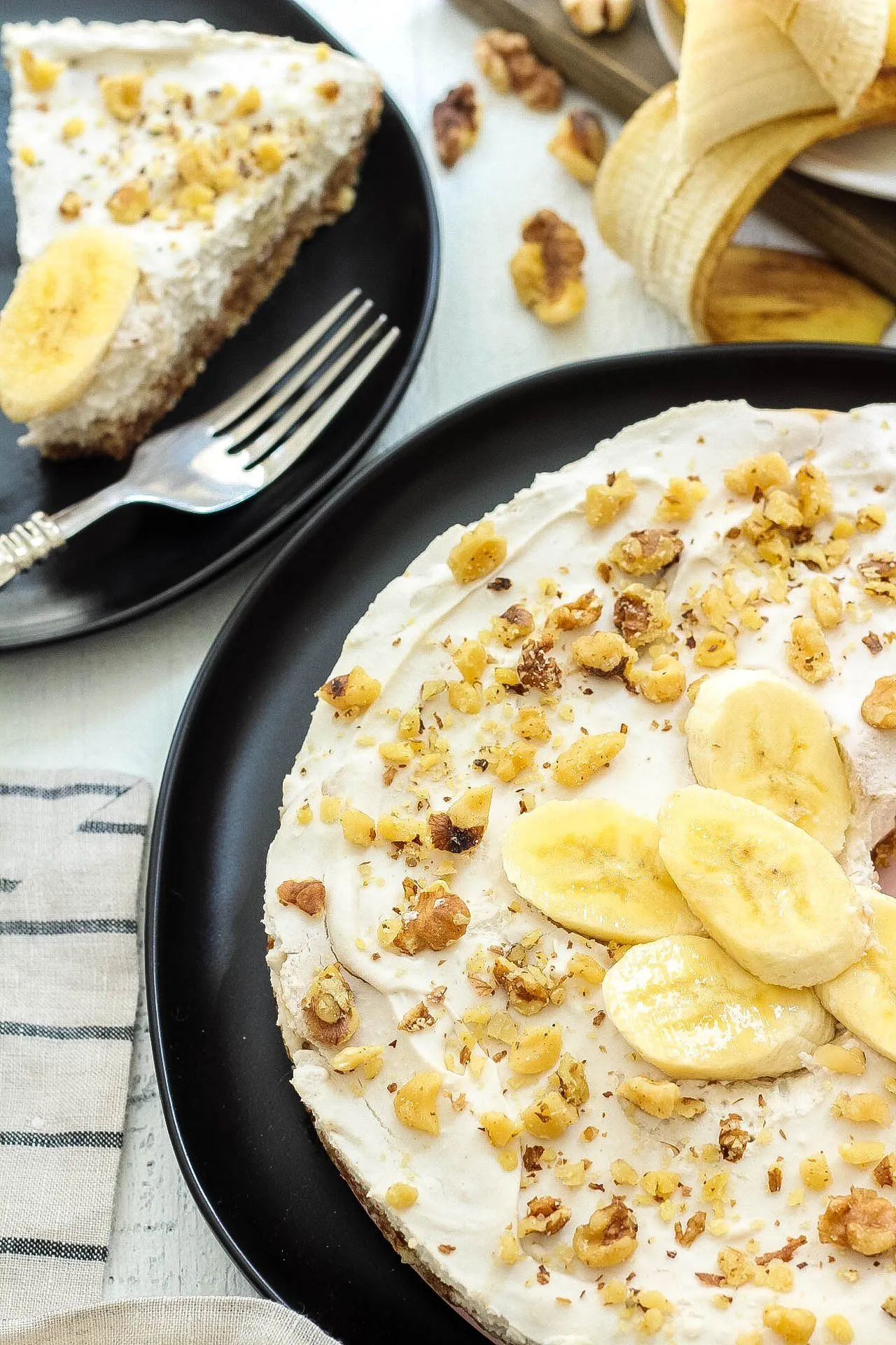 No Bake Vegan Banana Cream Pie Paleo