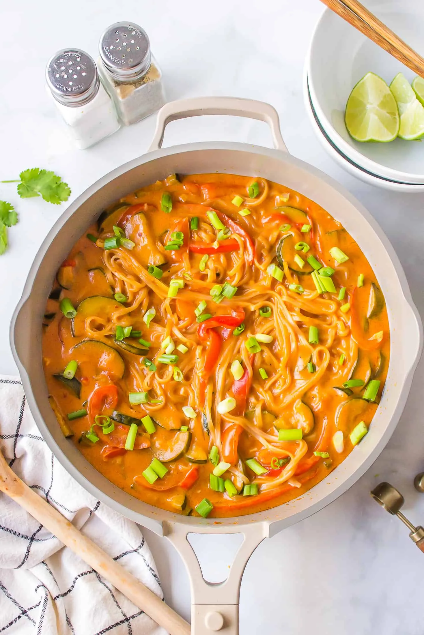 Noodles in Thai Curry Sauce