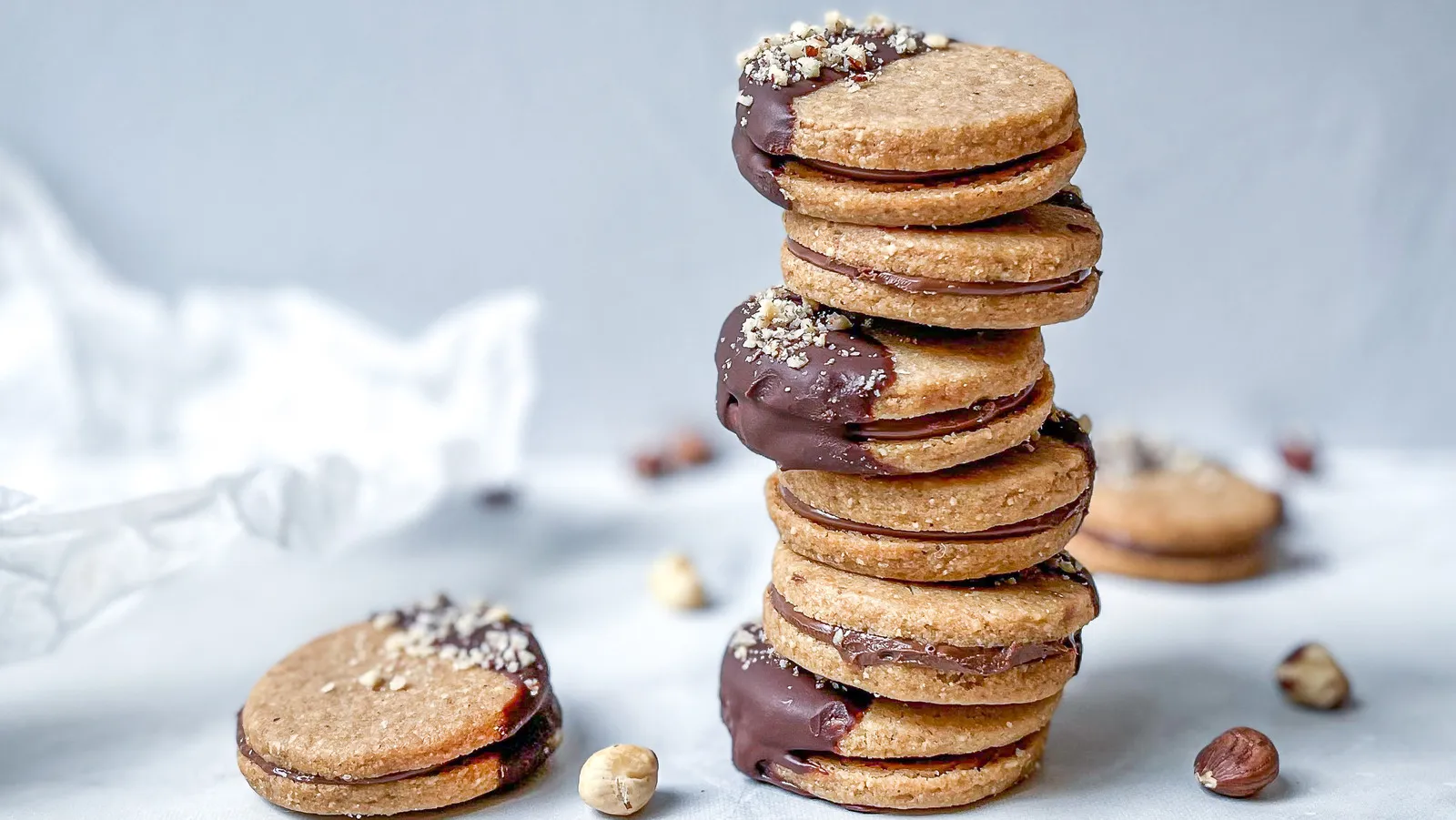 Nutella Hazelnut Chocolate Sandwich Cookies