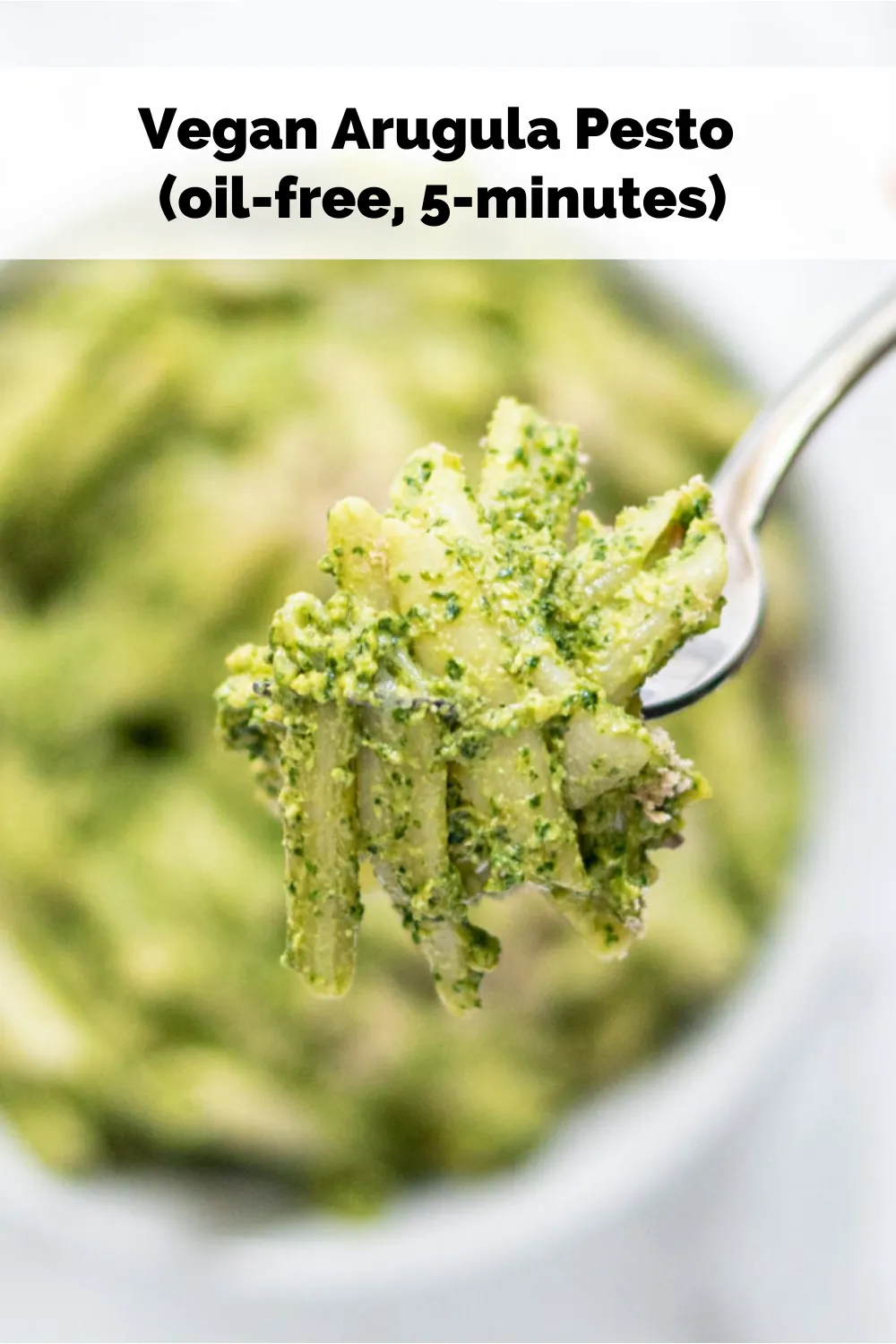 Oil Free Arugula Pesto Vegan