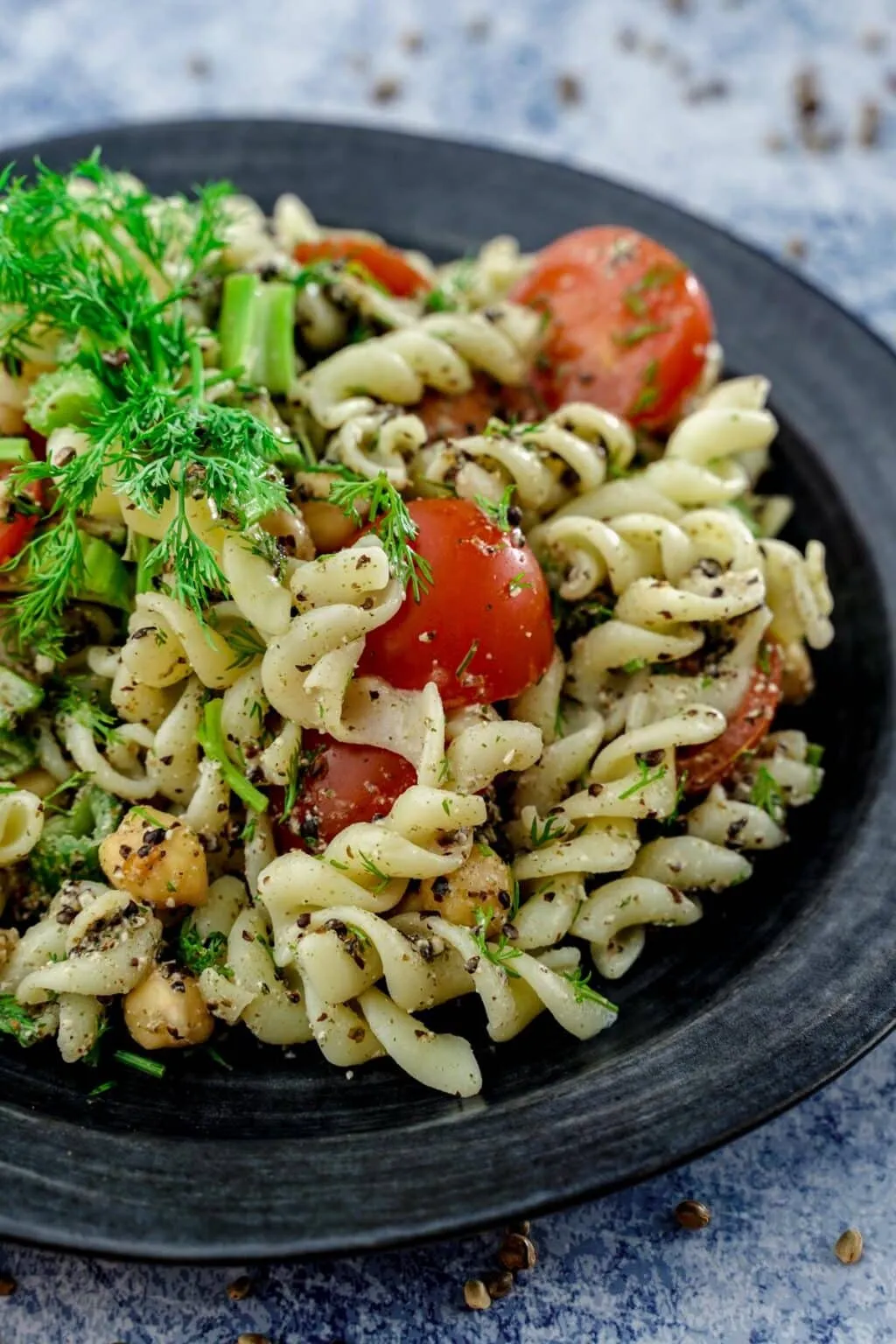 Oil Free Vegan Pasta Salad