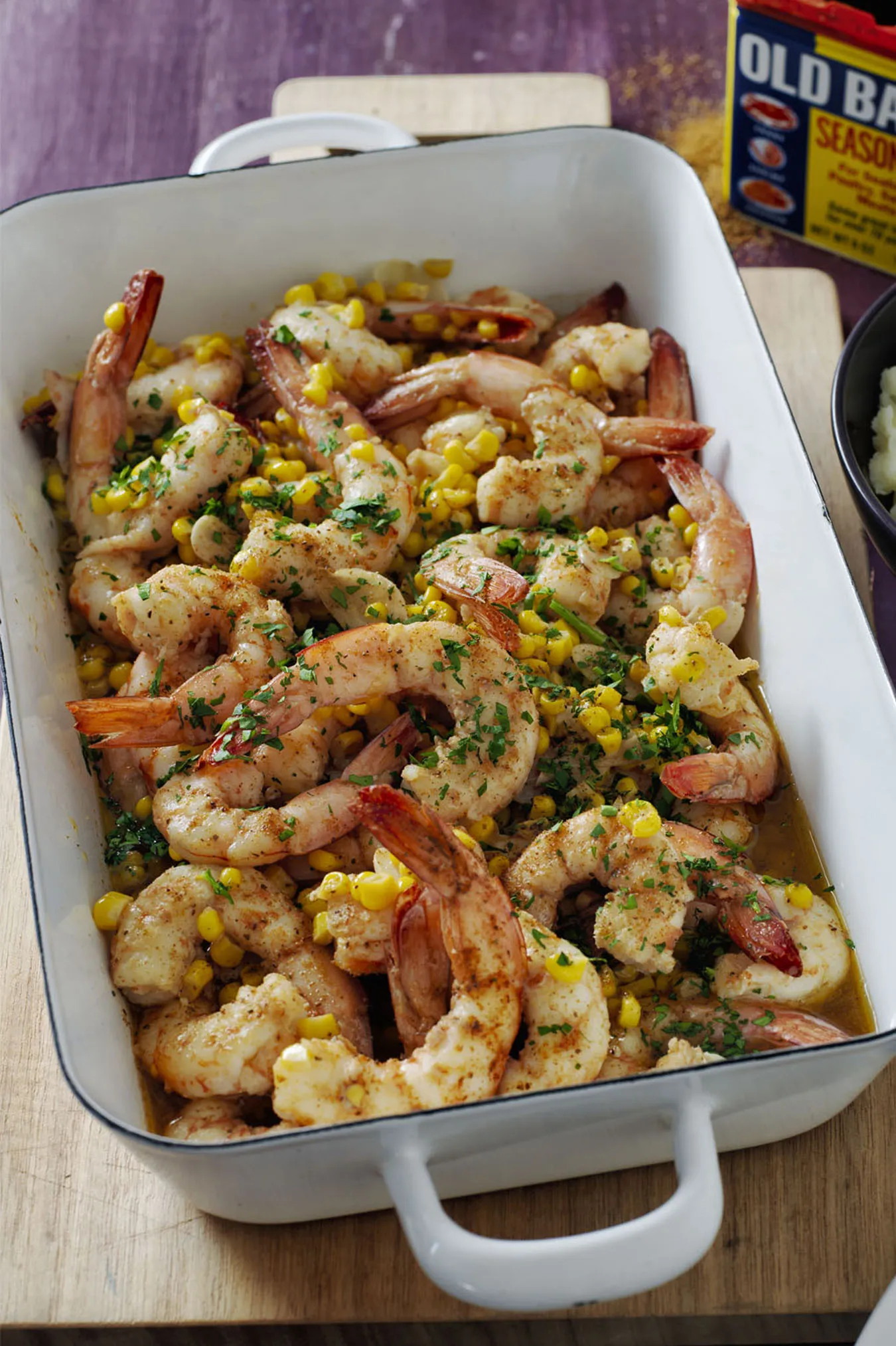 Old Bay Shrimp Scampi