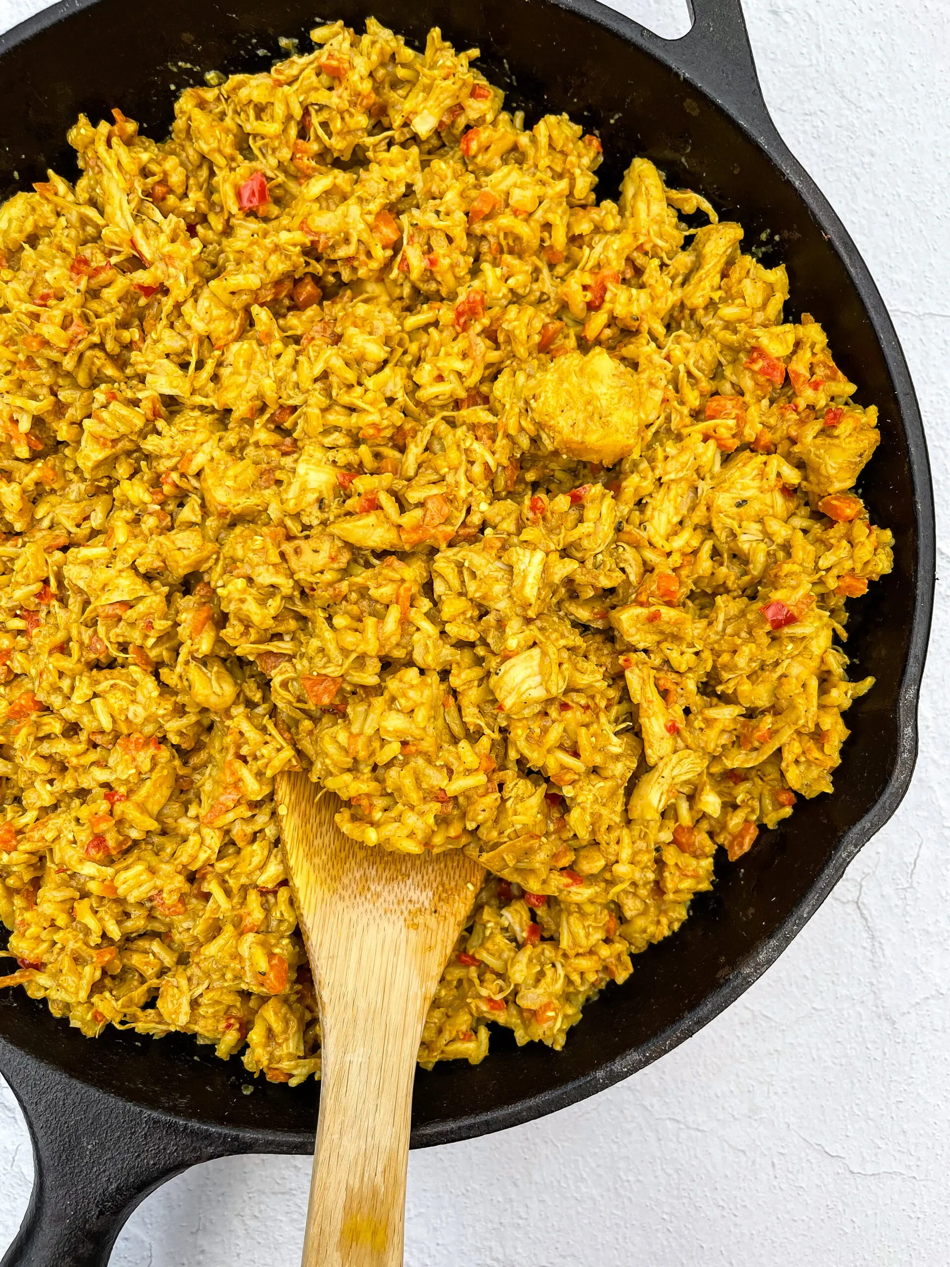 One Pan Coconut Curry Rice with Chicken and Vegetables