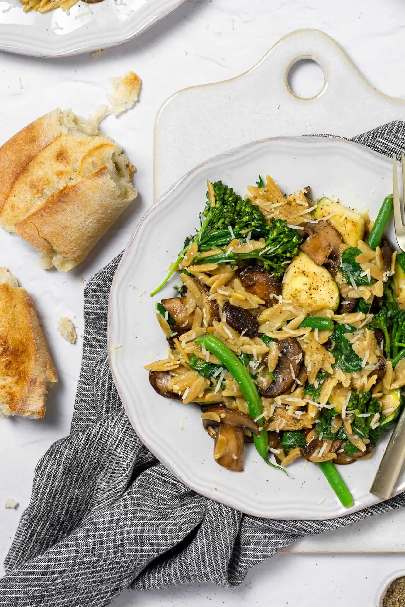 One Pot Orzo Primavera