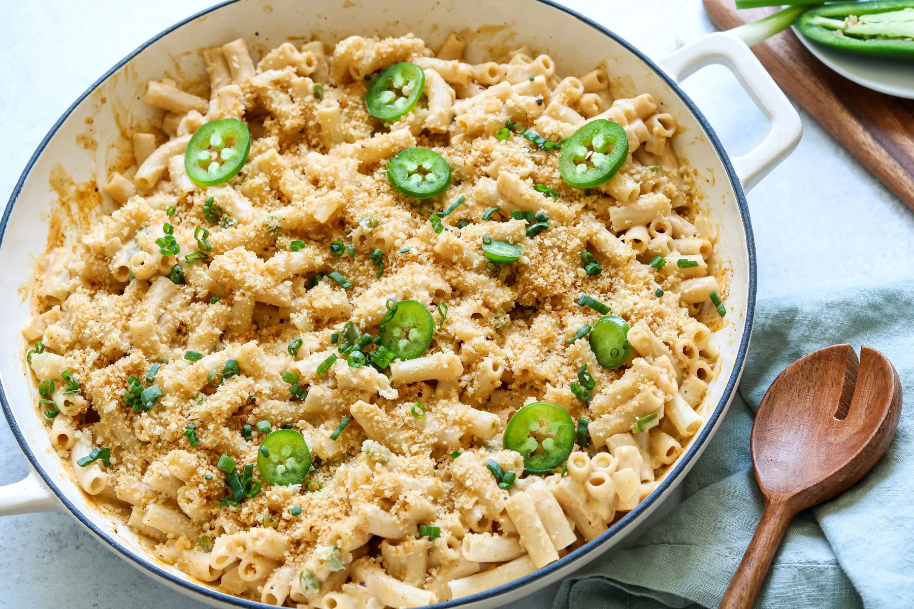 One Pot Vegan Jalapeno Mac Cheese