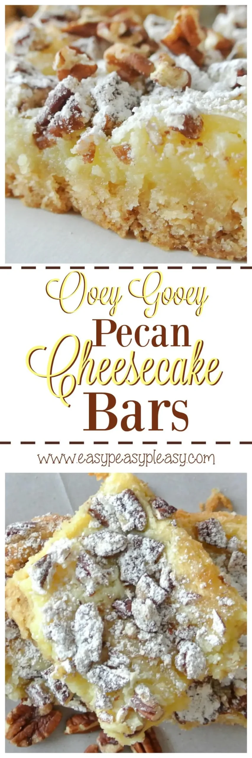 Ooey Gooey Pecan Bars