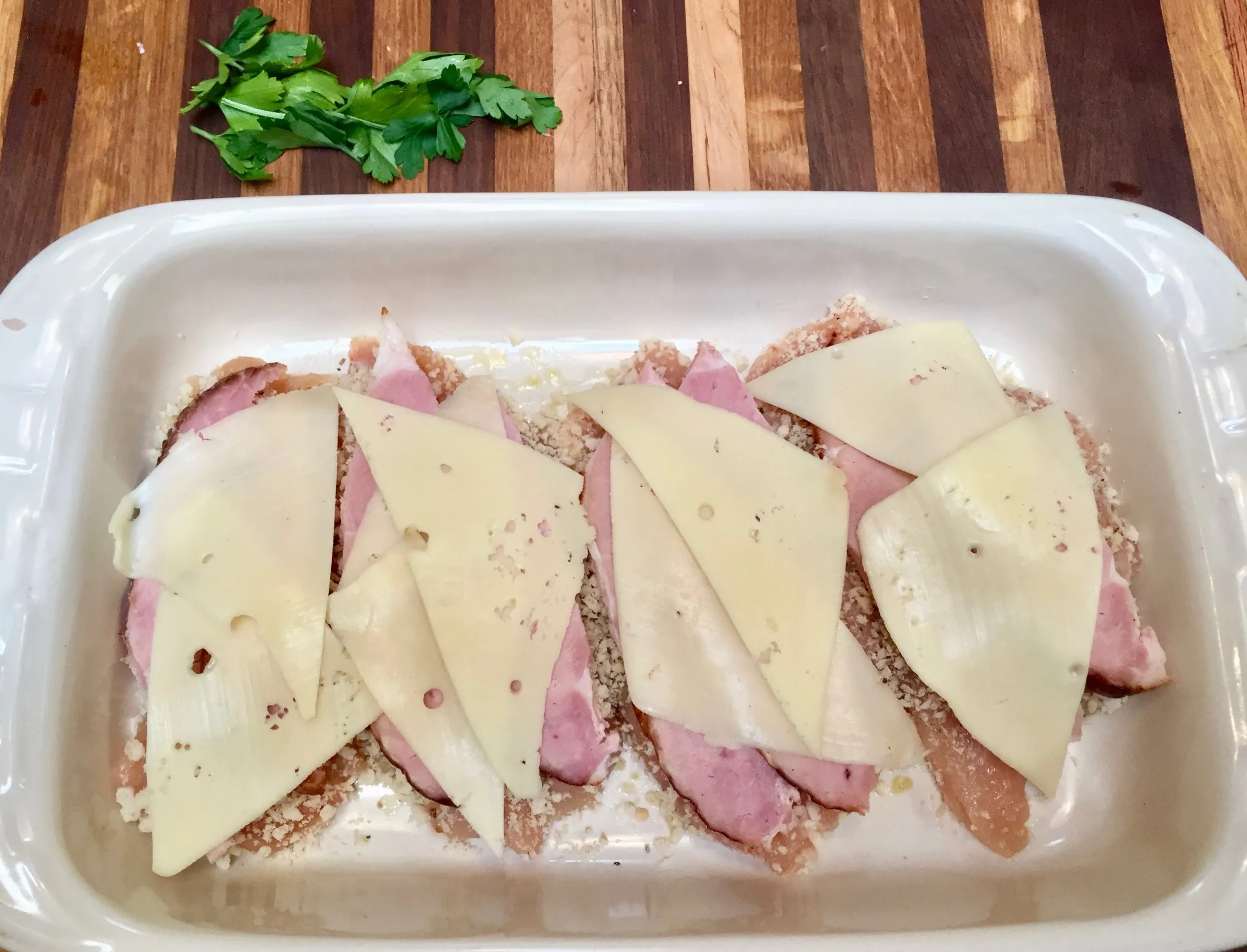 Open Faced Chicken Benedict
