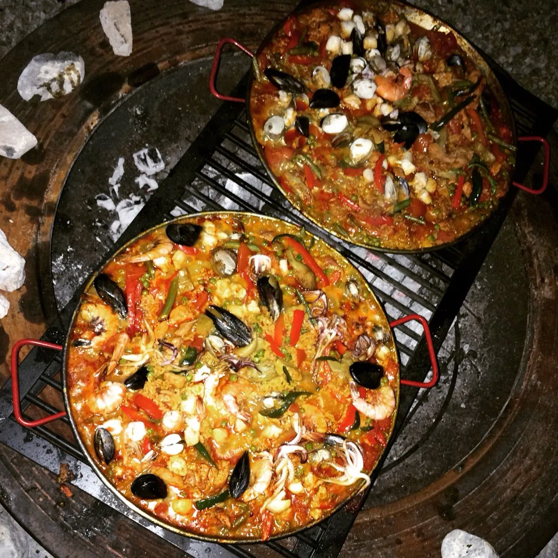 Open Fire Seafood Paella