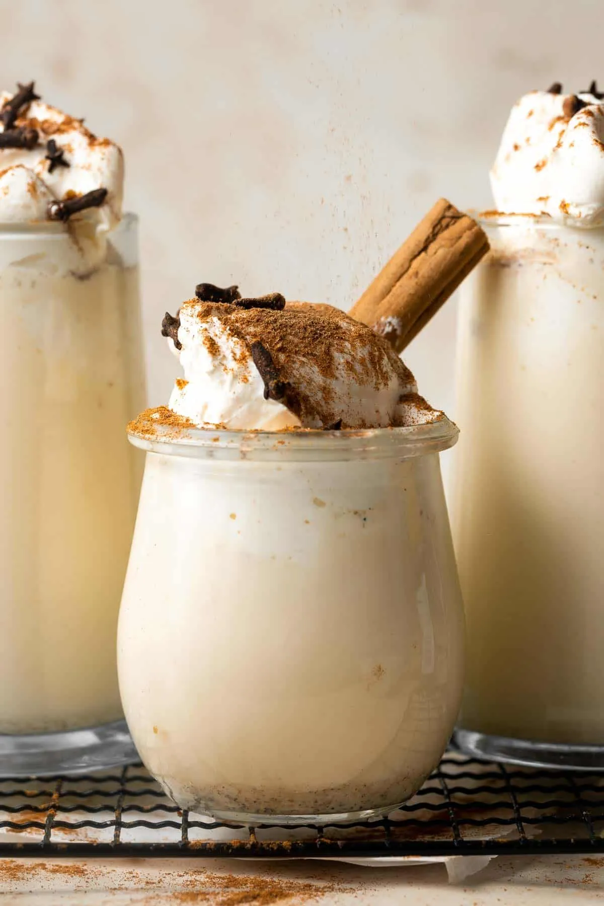 Orange Eggnog Non Blender Drink