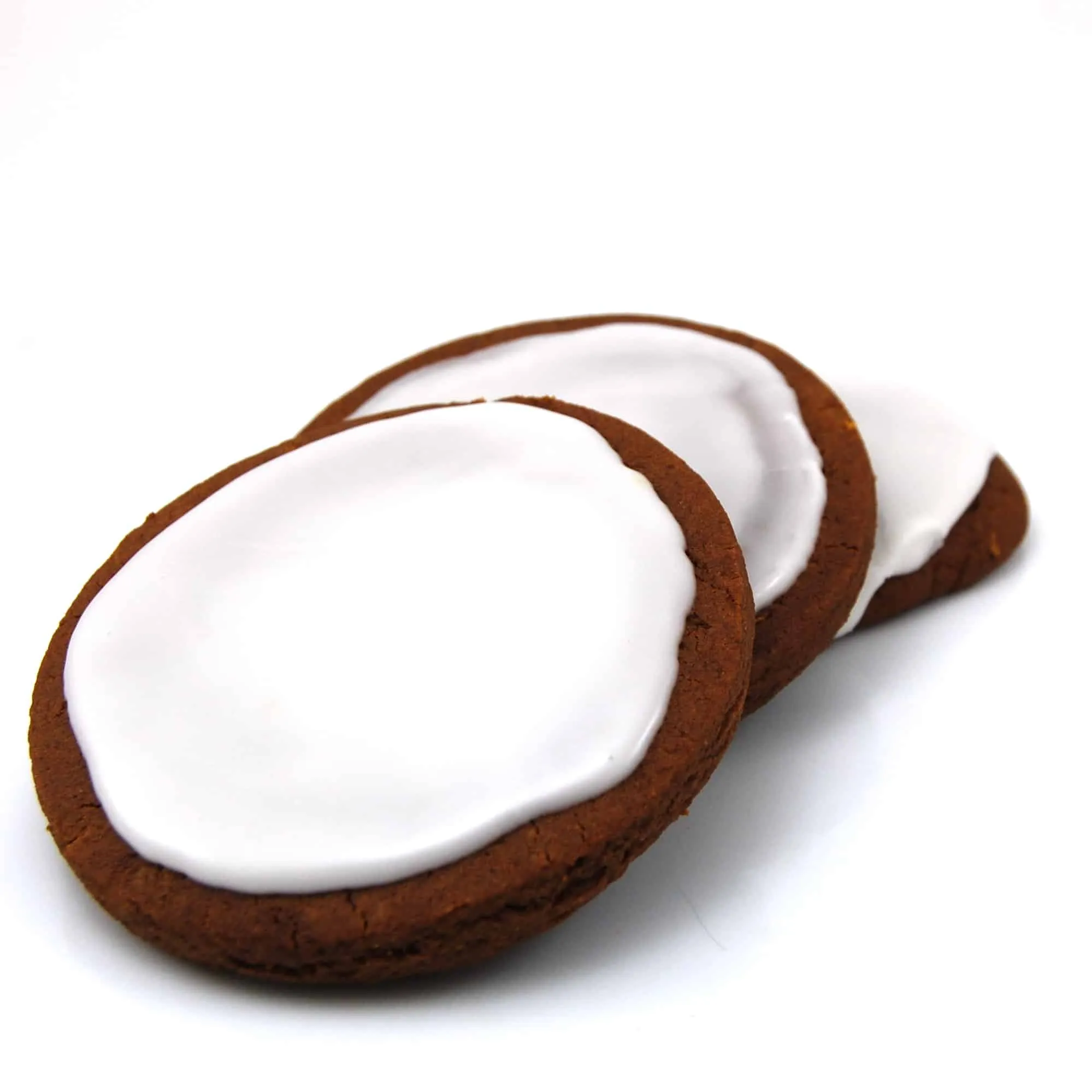 Orange Gingerbread Cookies with Rum Glaze