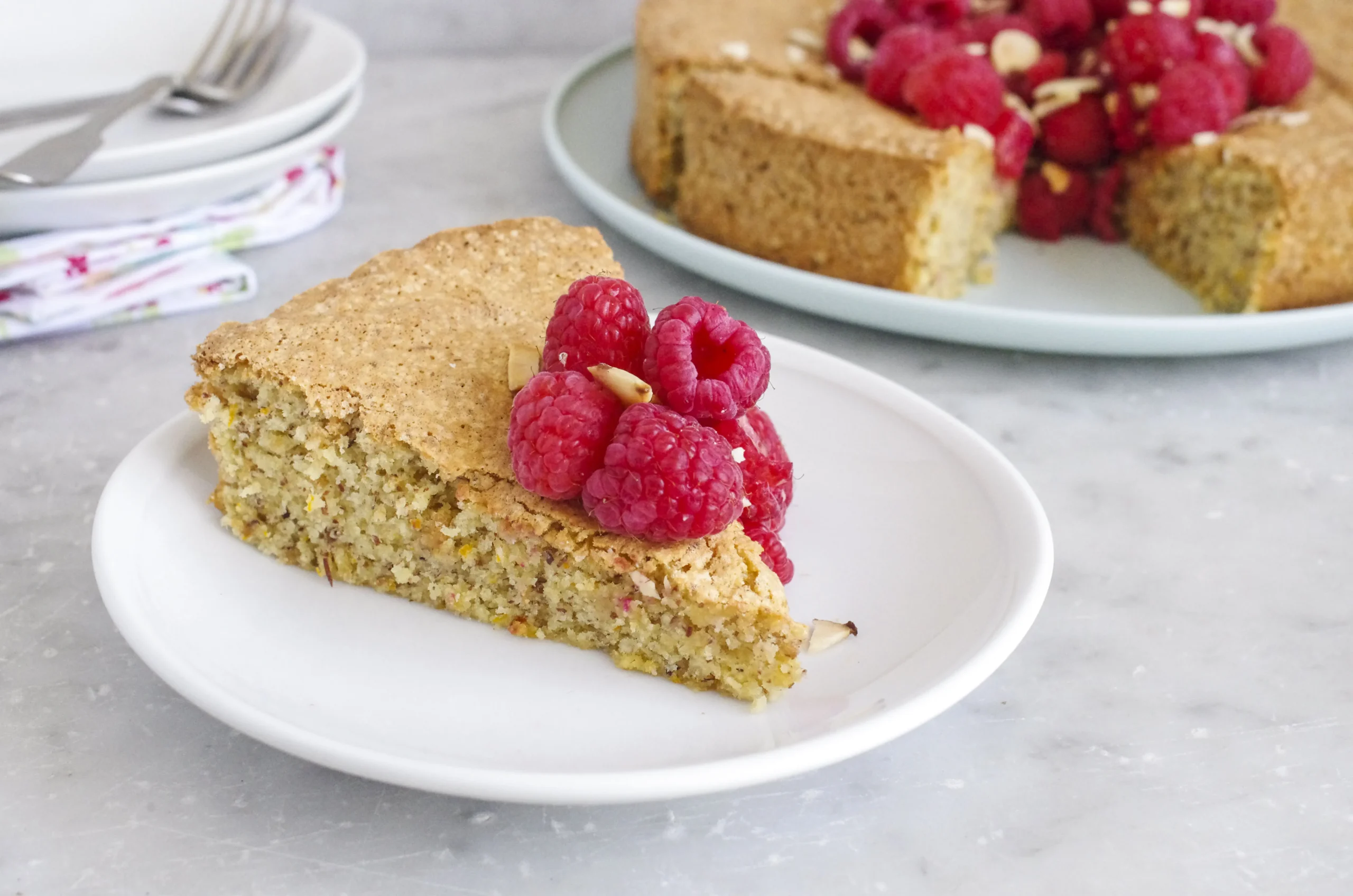 Orange Scented Almond Cake